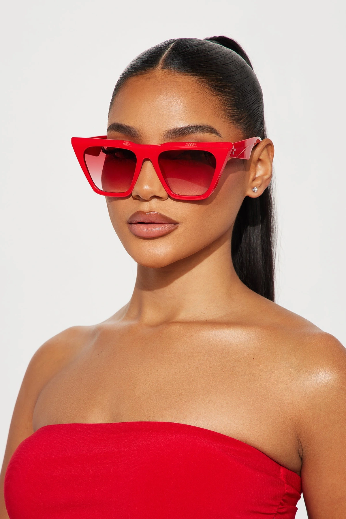 Out Of Office Sunglasses - Red — Vermelho