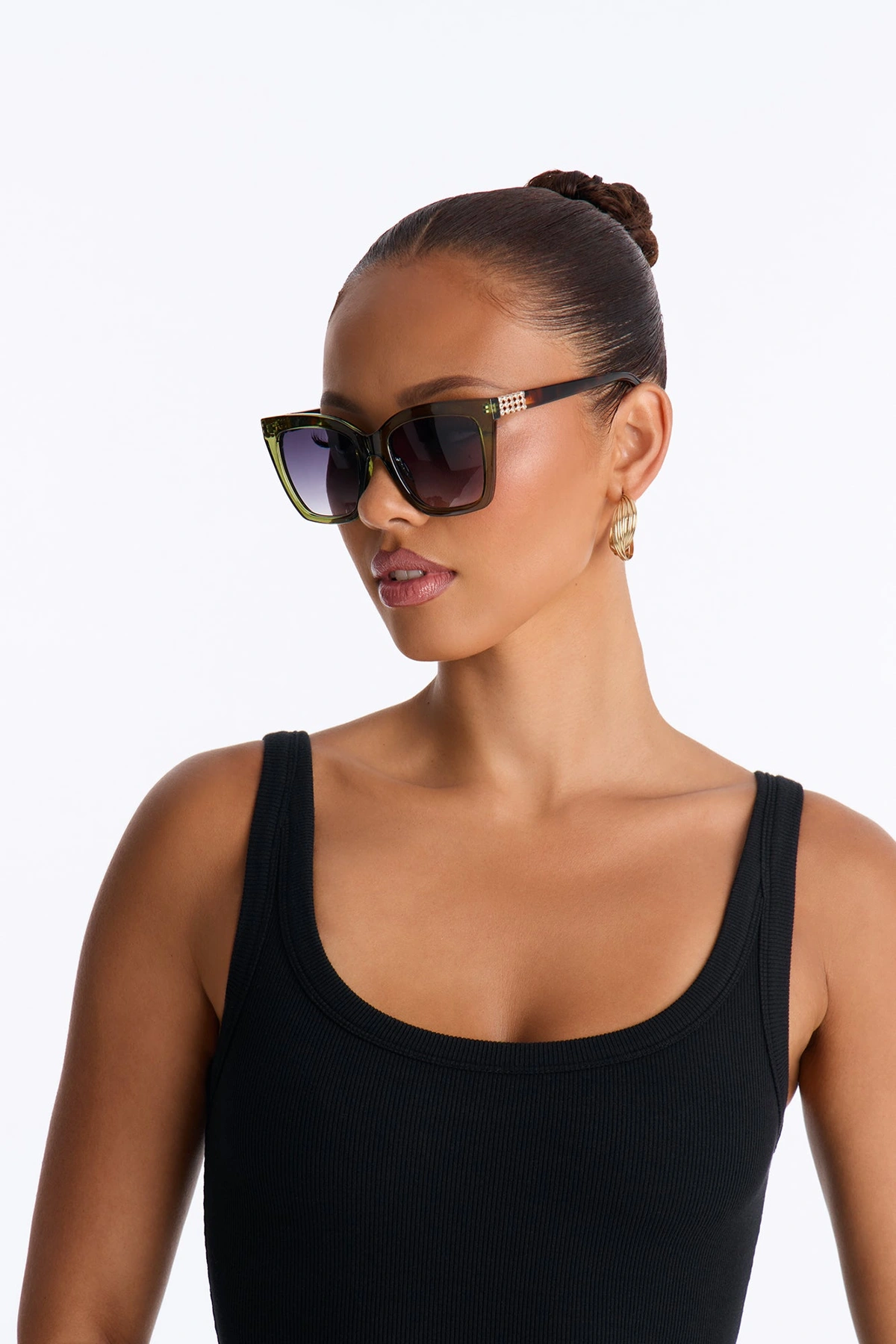 Just My Alter Ego Sunglasses - Green — Verde