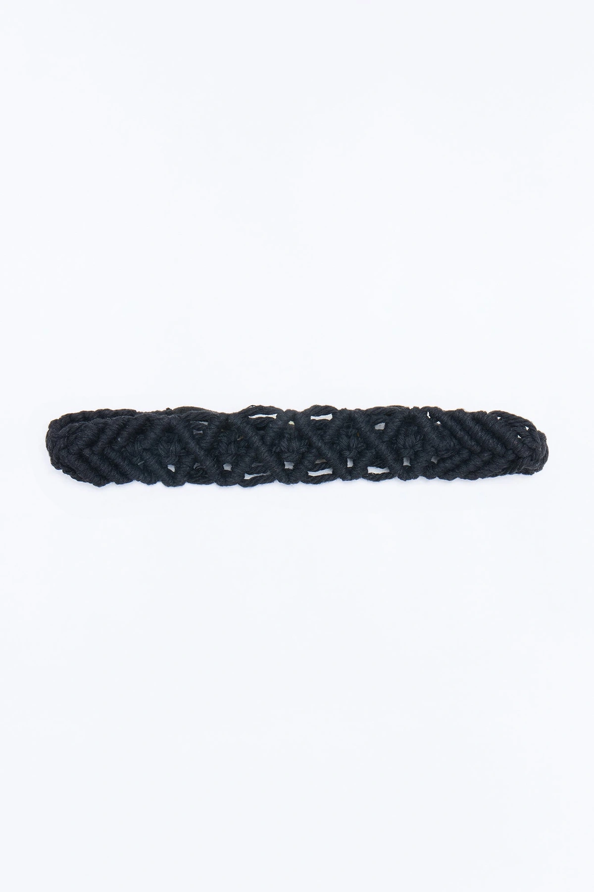 Braid My Hair Crochet Headband - Black — Preto