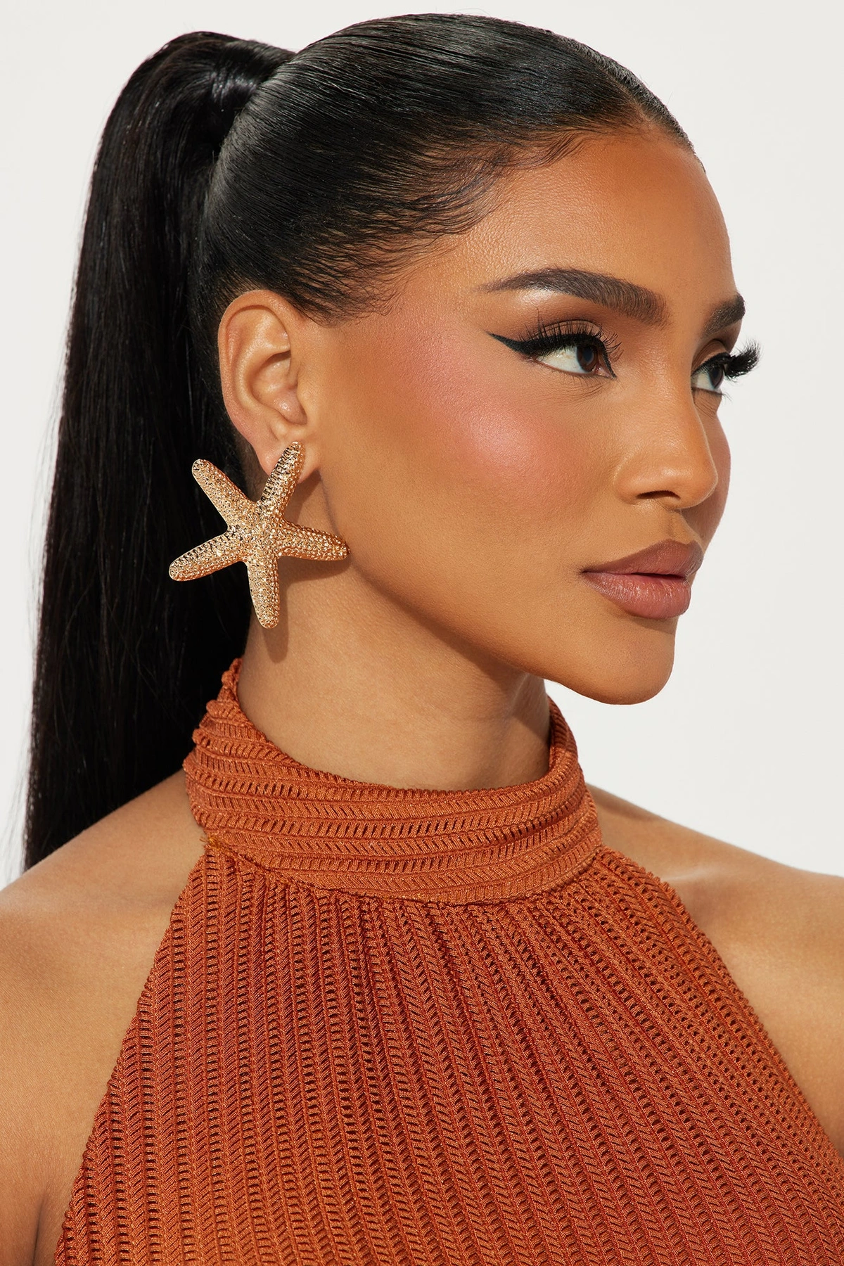 Seastar Earrings - Gold — Dourado