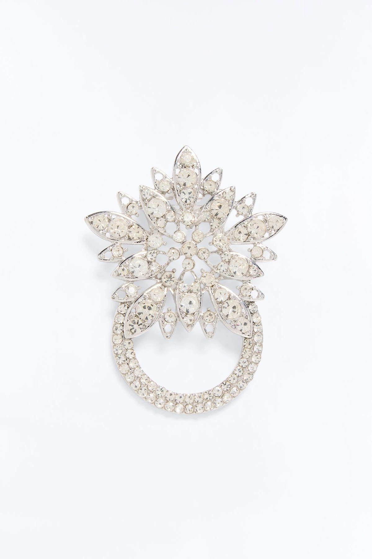 Royal Tier Brooch - Silver — Prateado