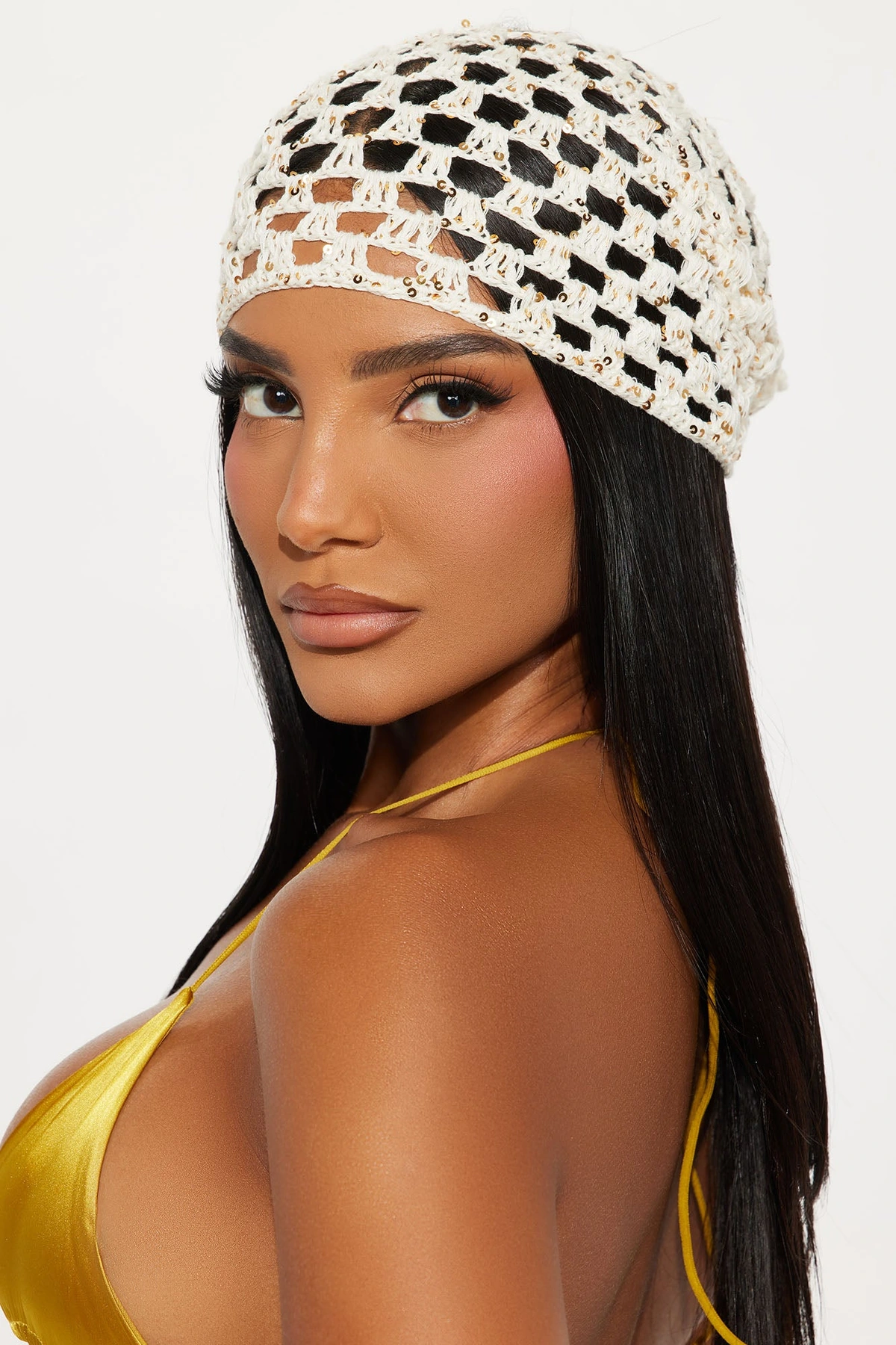 Mermaid Living Head Wrap - Ivory/combo — Marfim/combinação
