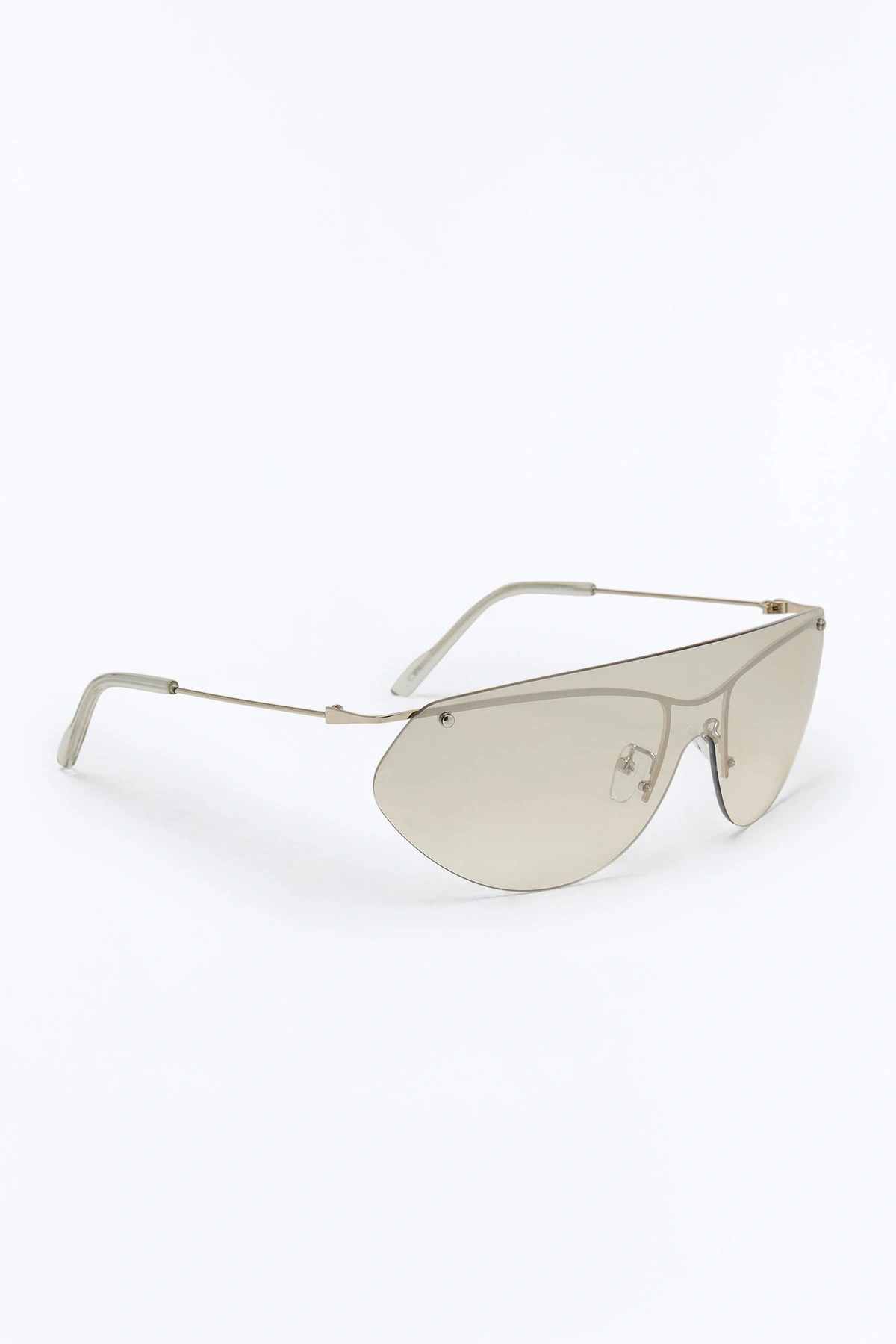 Coastline Vision Shield Sunglasses - Silver — Prateado