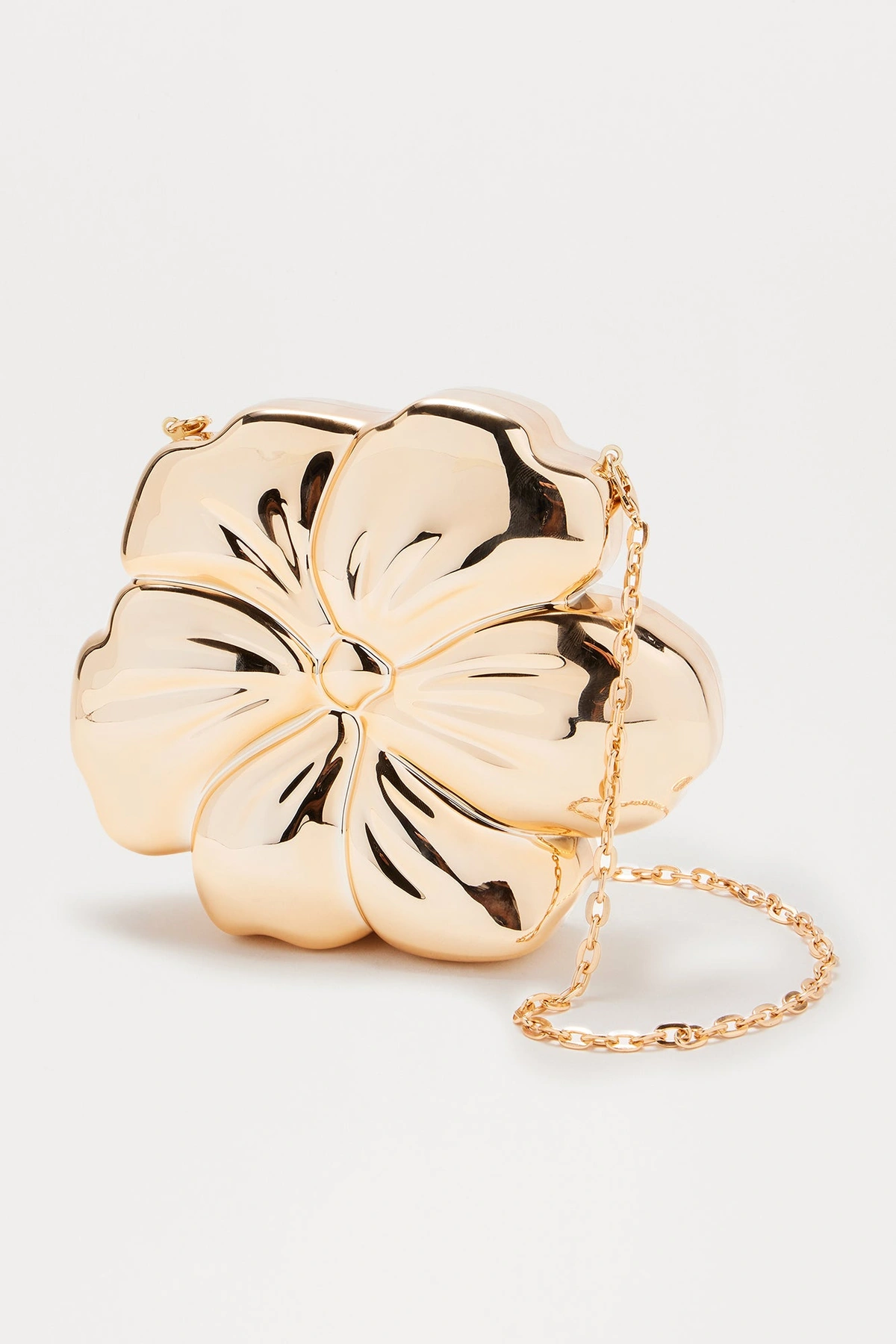 Betty Floral Handbag - Gold — Dourado