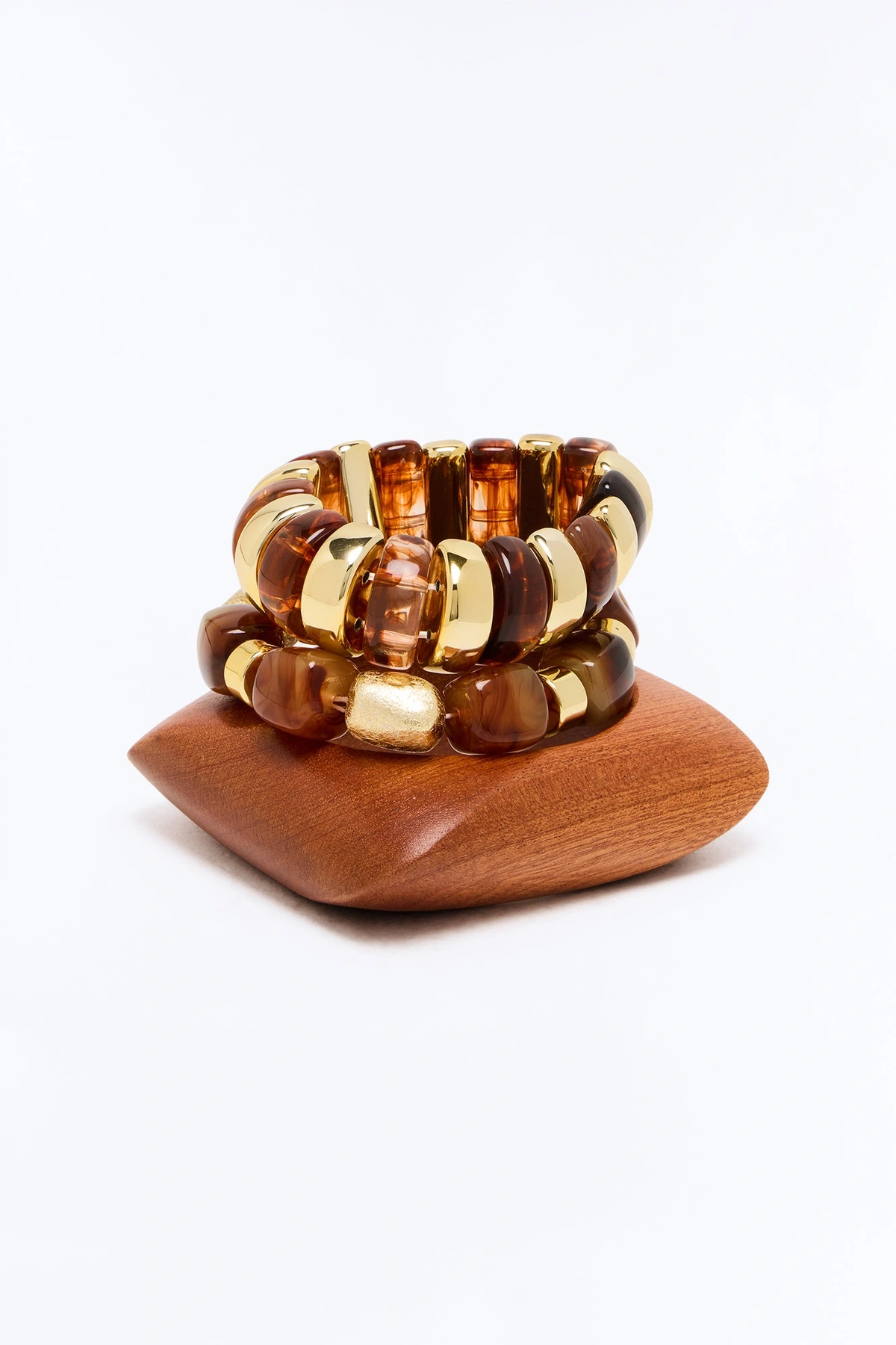 Reset Vacation 3 Piece Bracelet Set - Brown/combo — Castanho/combinação