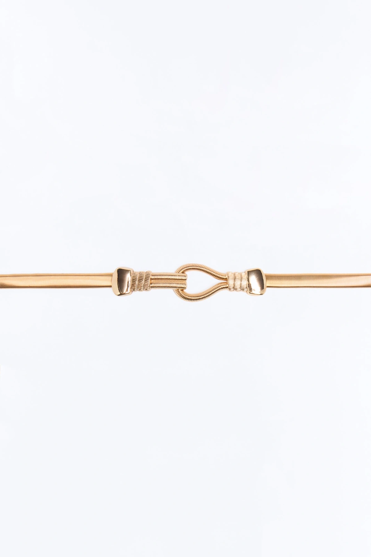 Knot Average Stretch Chain Belt - Gold — Dourado