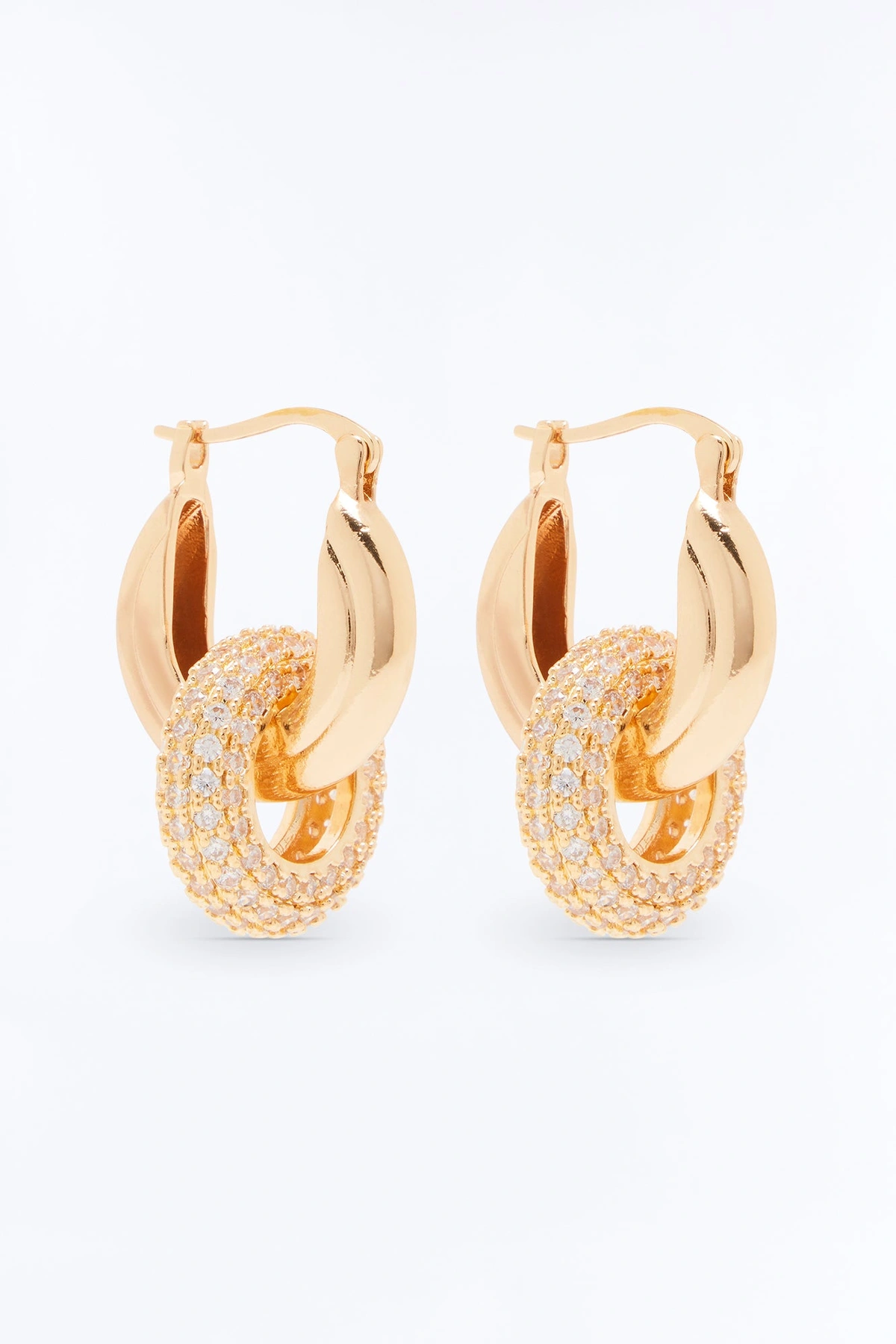 Good For You Hoop Earrings - Gold — Dourado