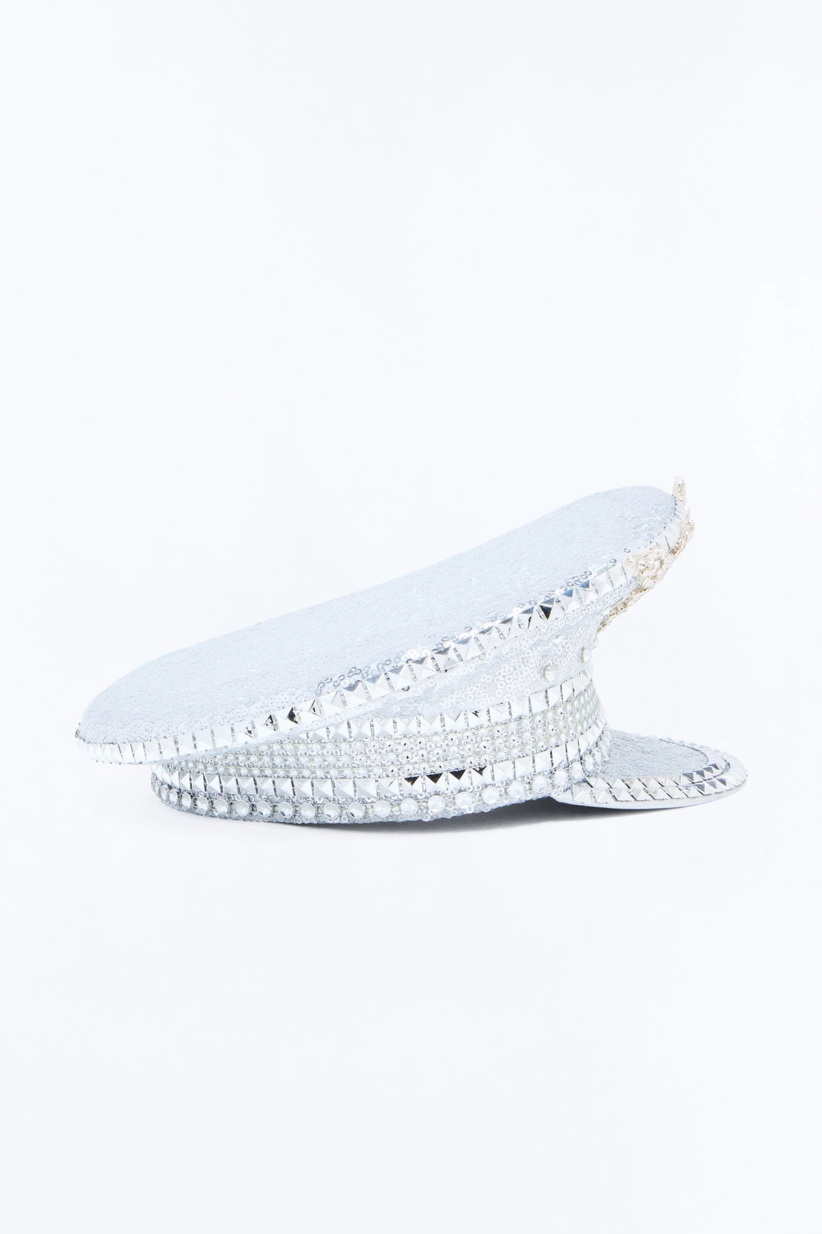 Hot Desert Captain Hat - Silver — Prateado