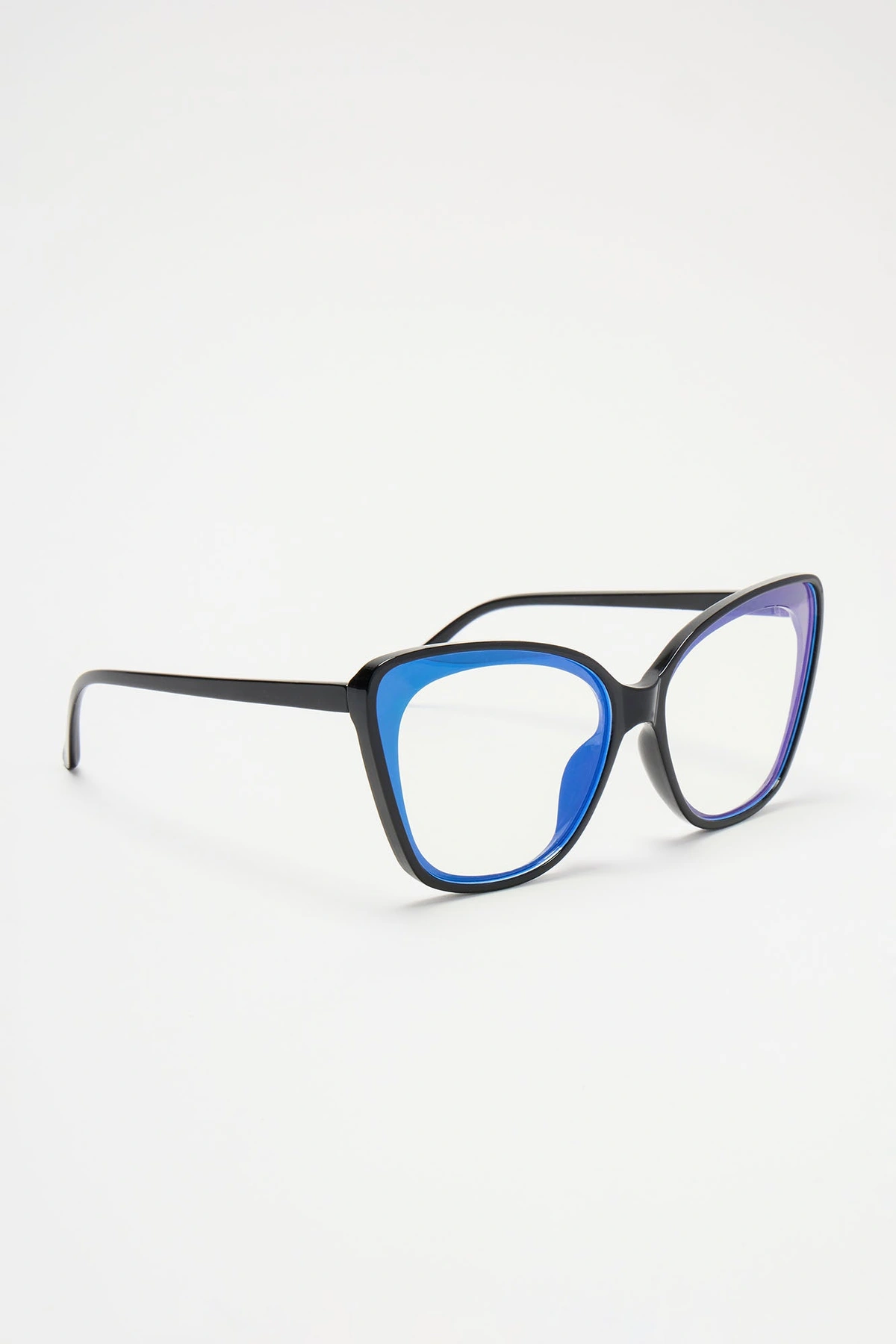 Mean Serious Business Blue Light Glasses - Black — Preto