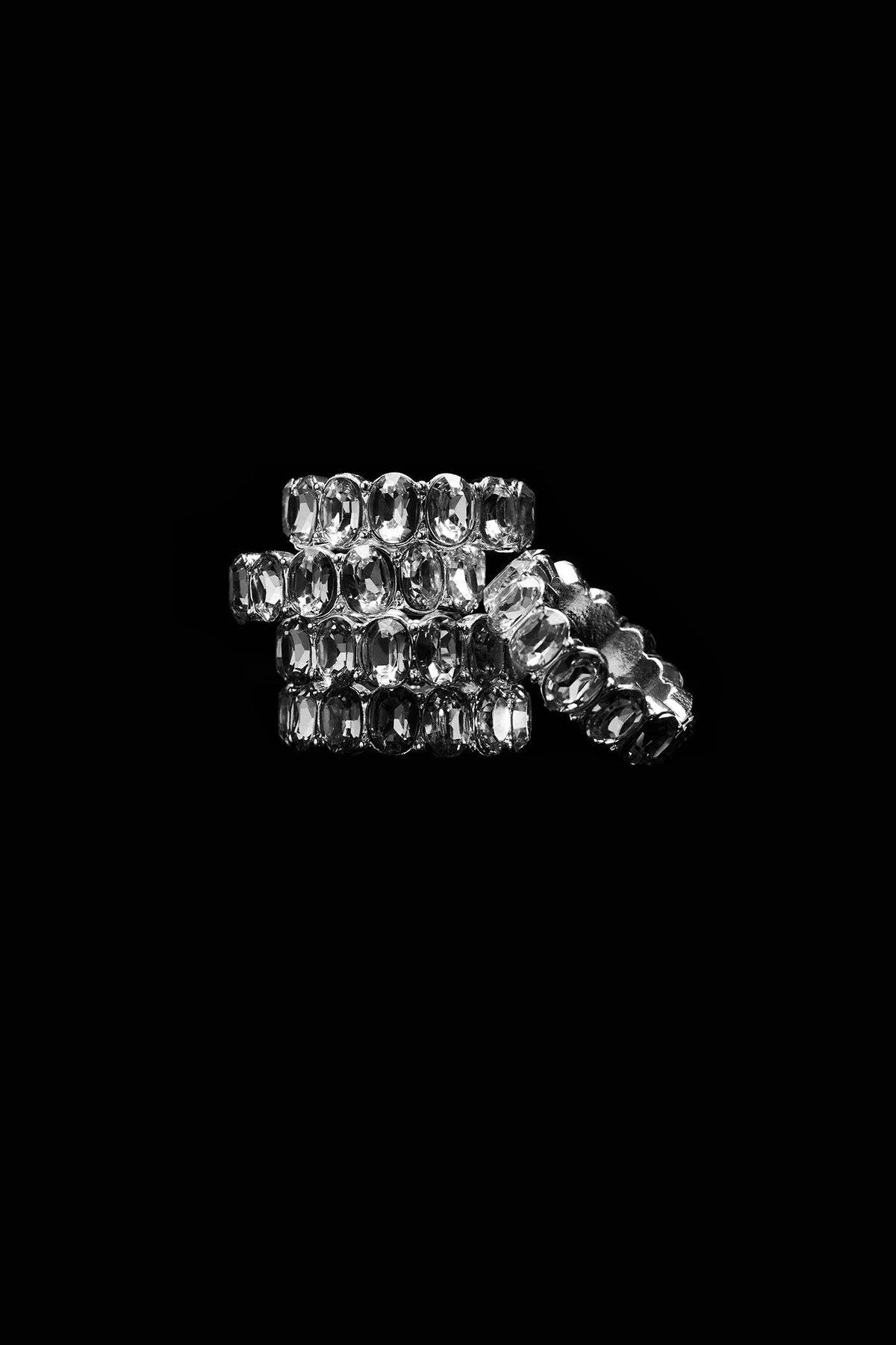 Got Them Stacked Ring Set - Silver — Prateado
