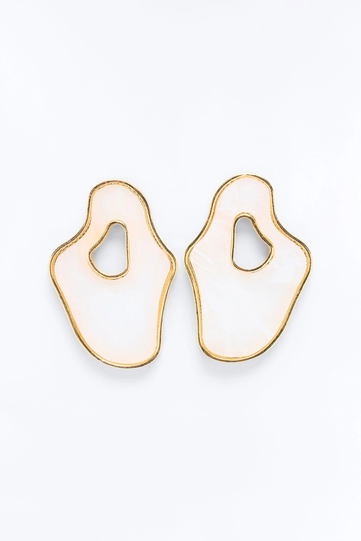 Iris Drop Earrings - Gold/combo — Dourado/combinação