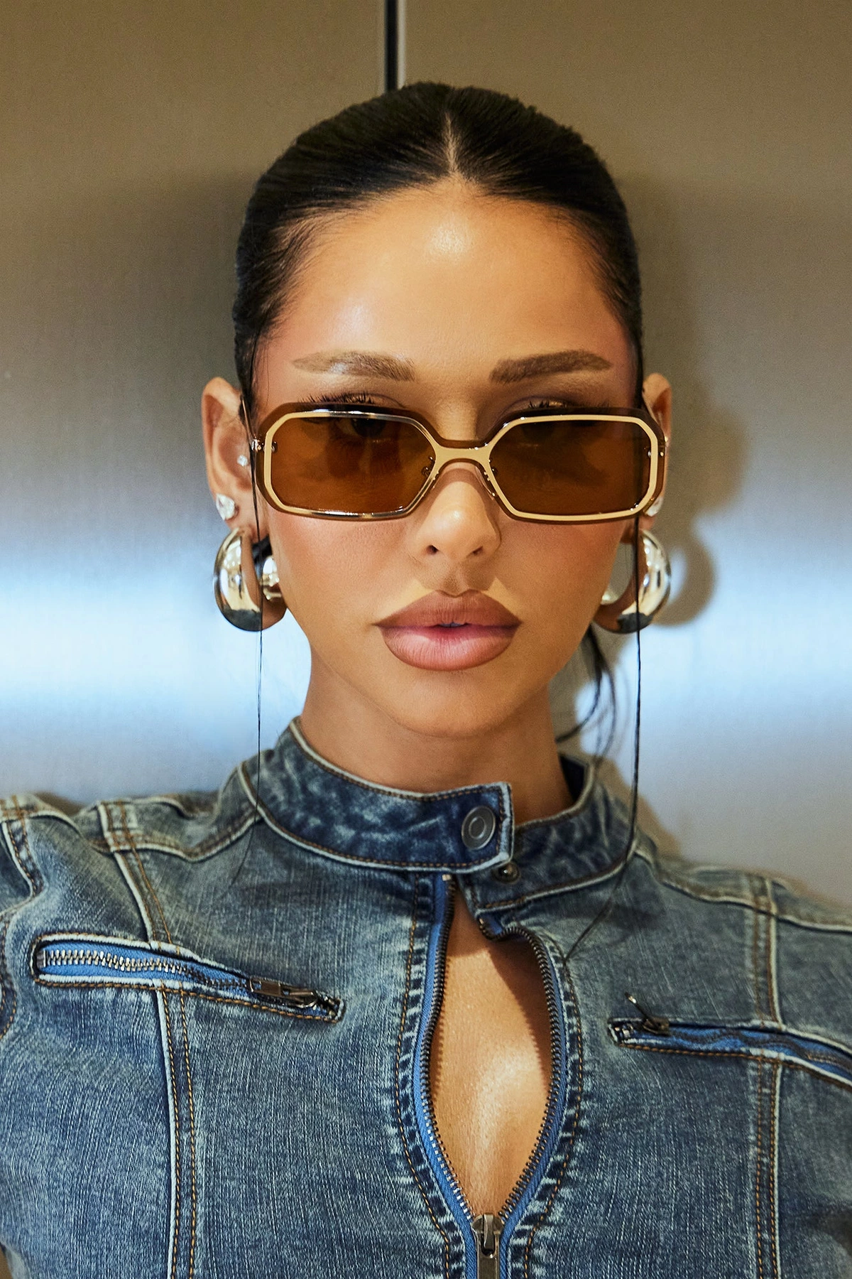 Inside Out Sunglasses - Brown — Castanho
