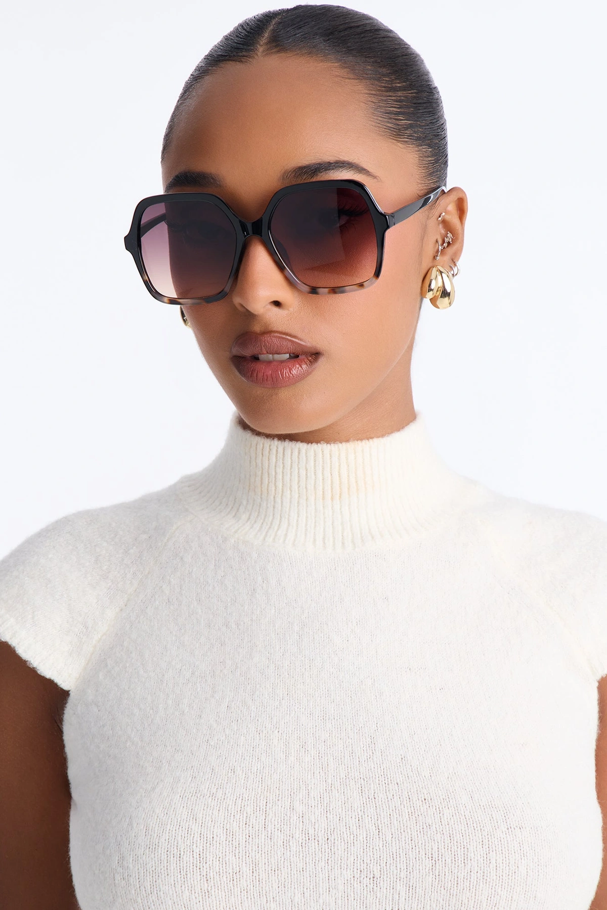 Weekend Afternoons Sunglasses - Black/combo — Preto/combinação