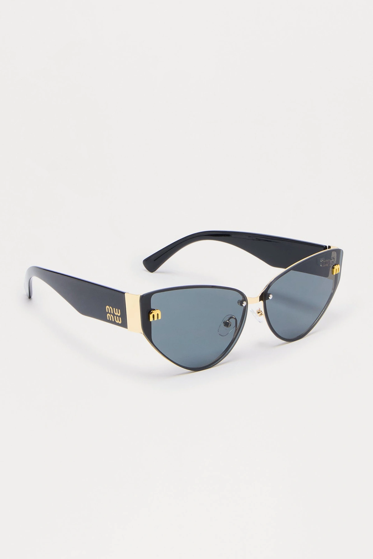Moped Drive Cat Eye Sunglasses - Black — Preto