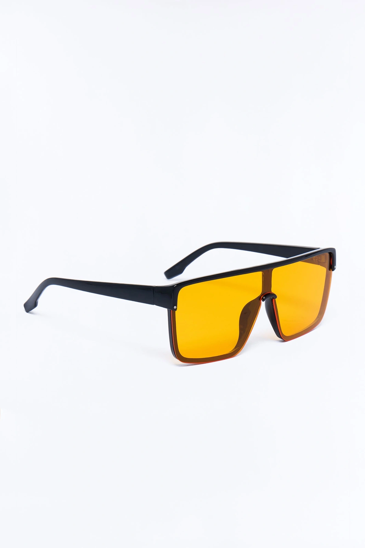 Wave Runner Sunglasses - Black/Orange — Preto/Laranja