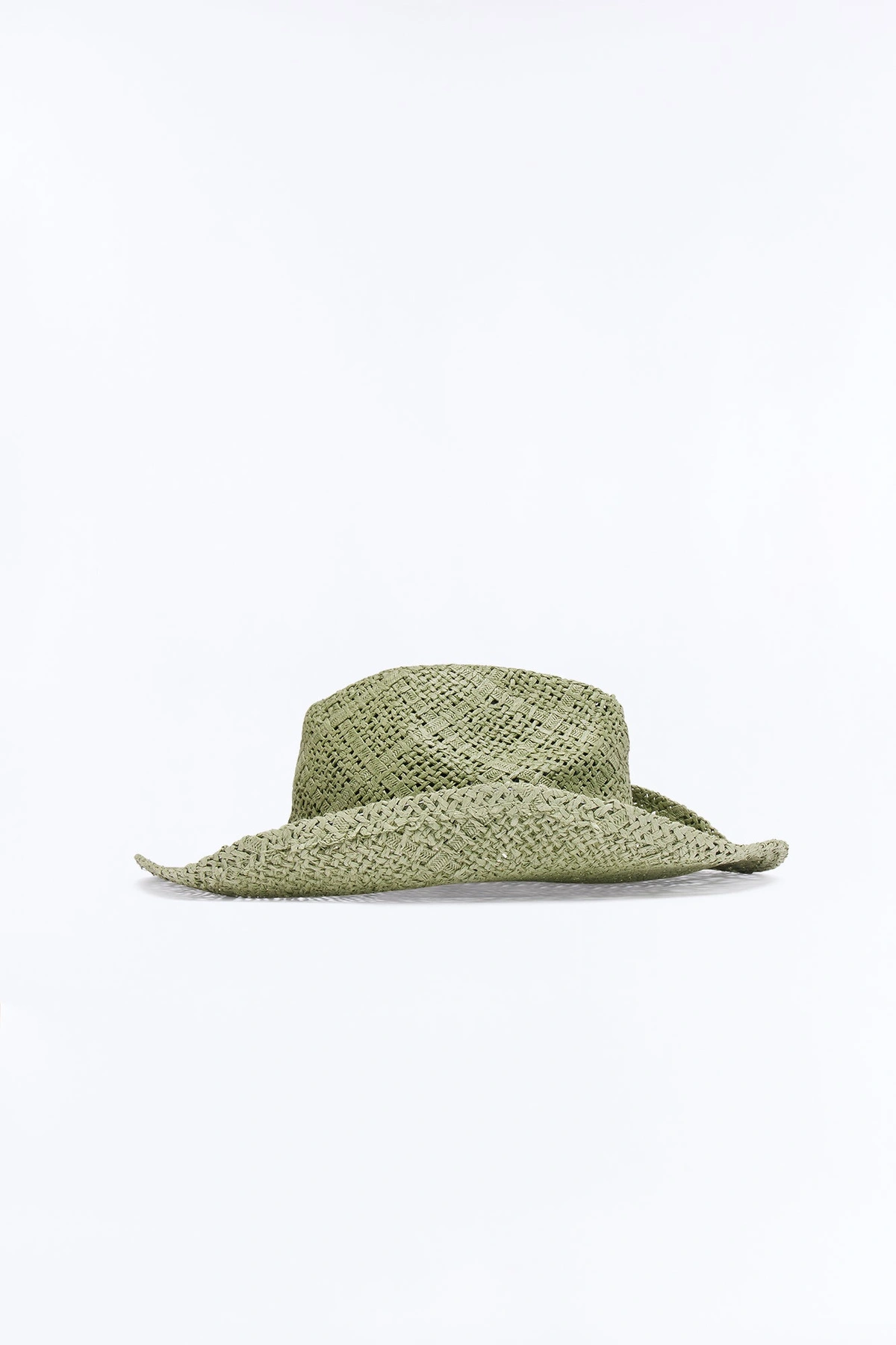Maui Vacation Straw Cowboy Hat - Green — Verde