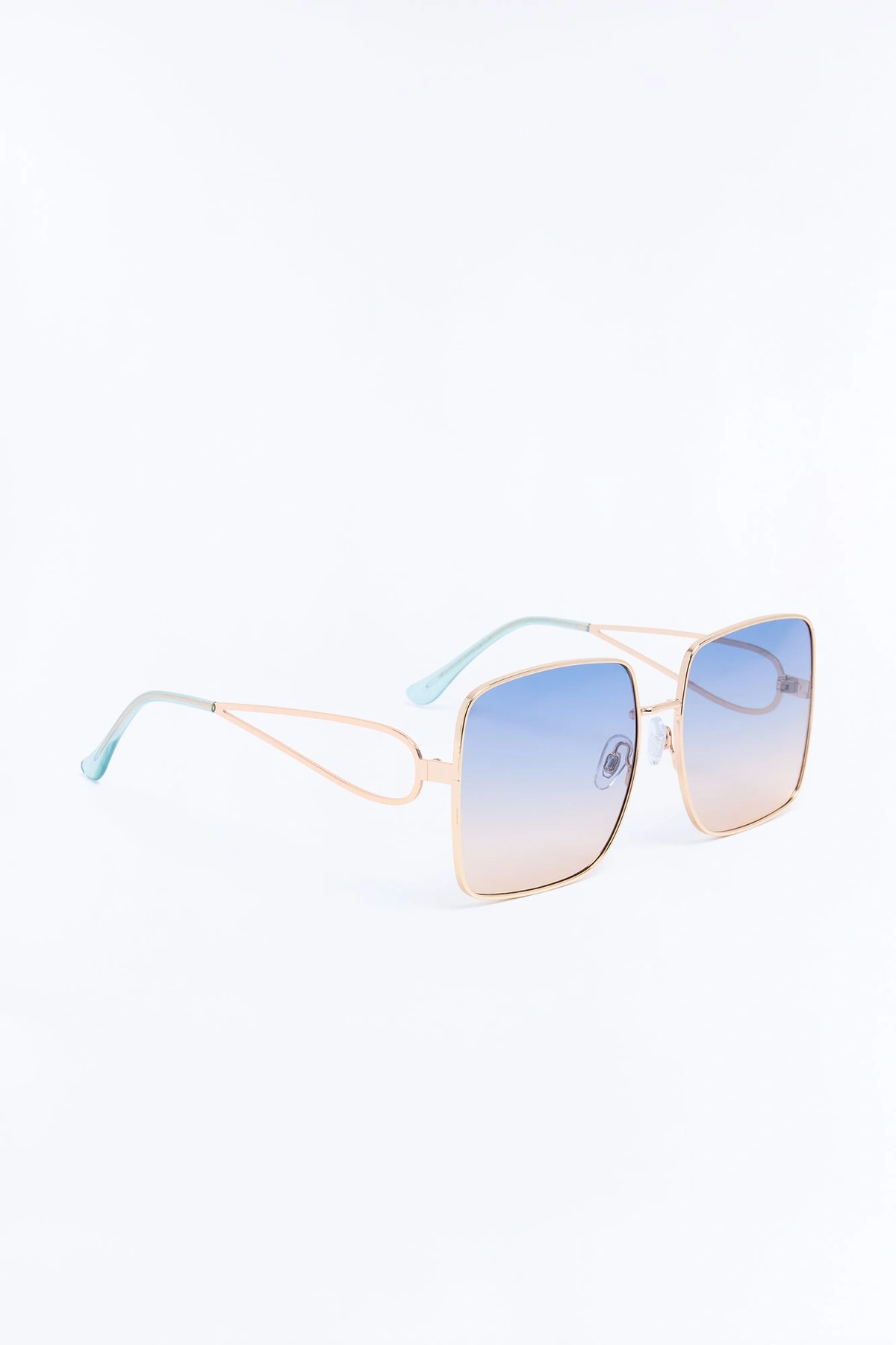 Main Character Glow Sunglasses - Silver/Blue — Prateado/Azul