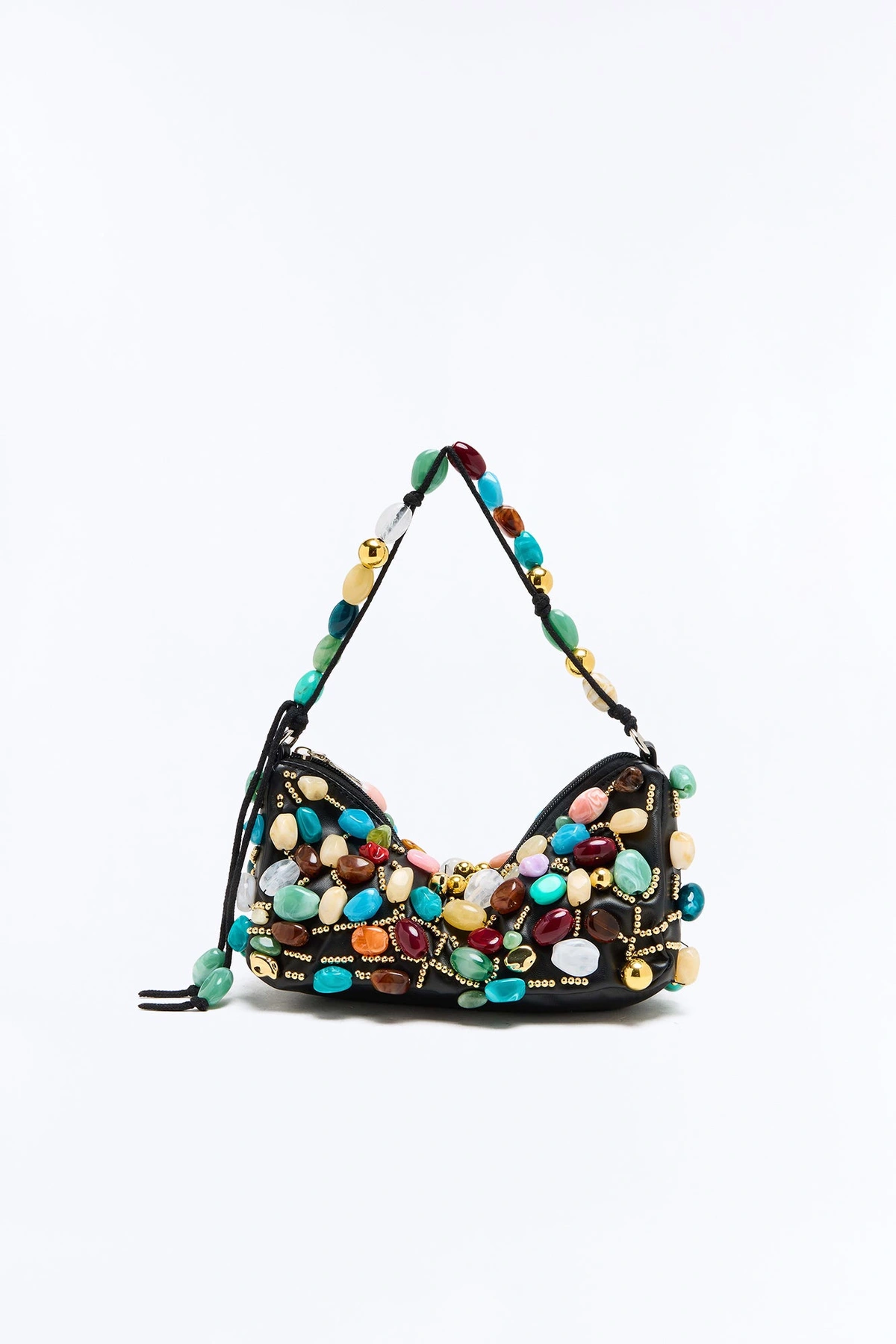 Precious Stones Shoulder Bag - Multi Color — Multicolor