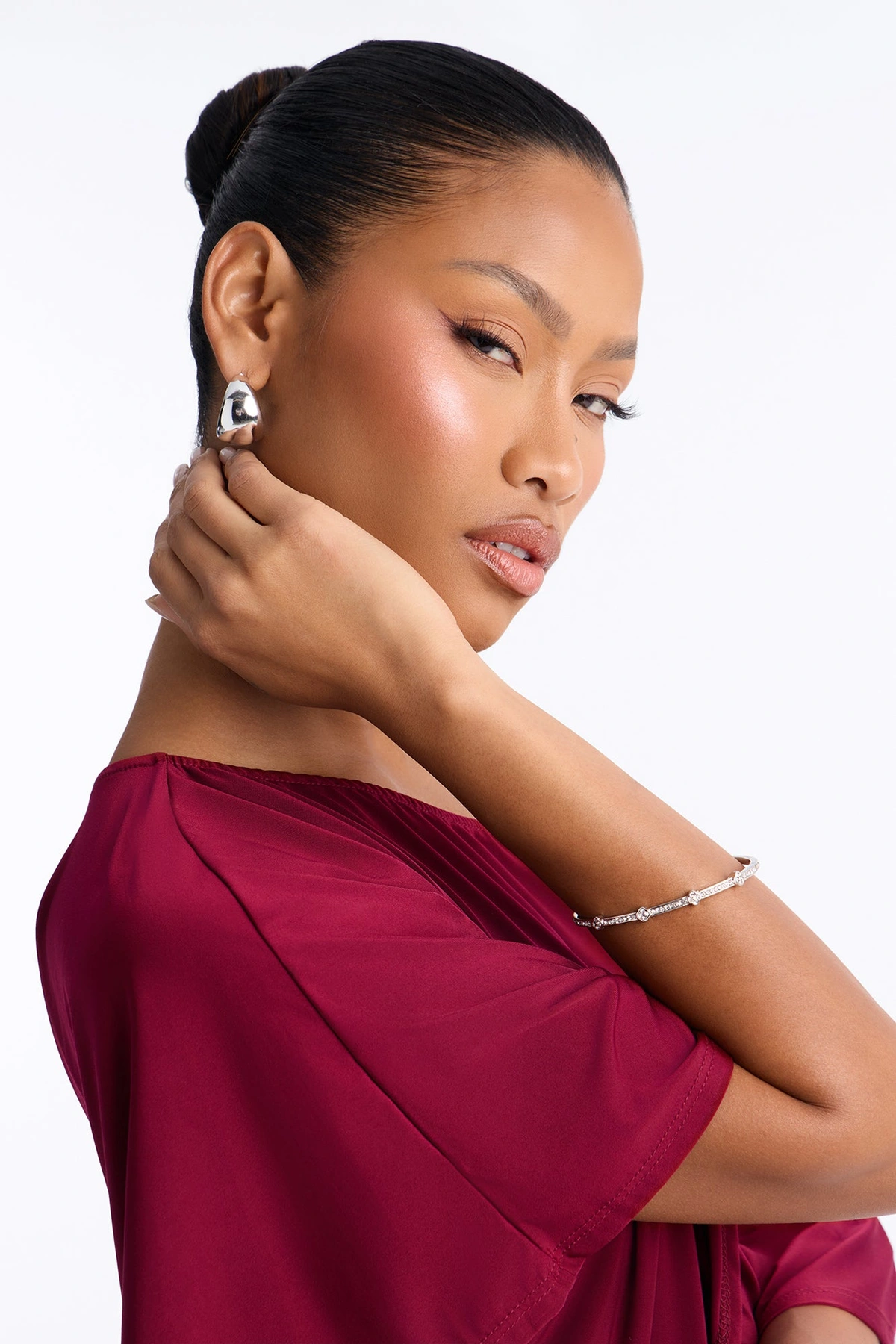 Girls At Brunch Bracelet - Silver — Prateado