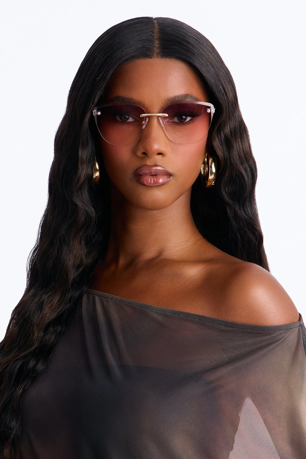 Next To You Sunglasses - Pink/combo — Rosa/combinação
