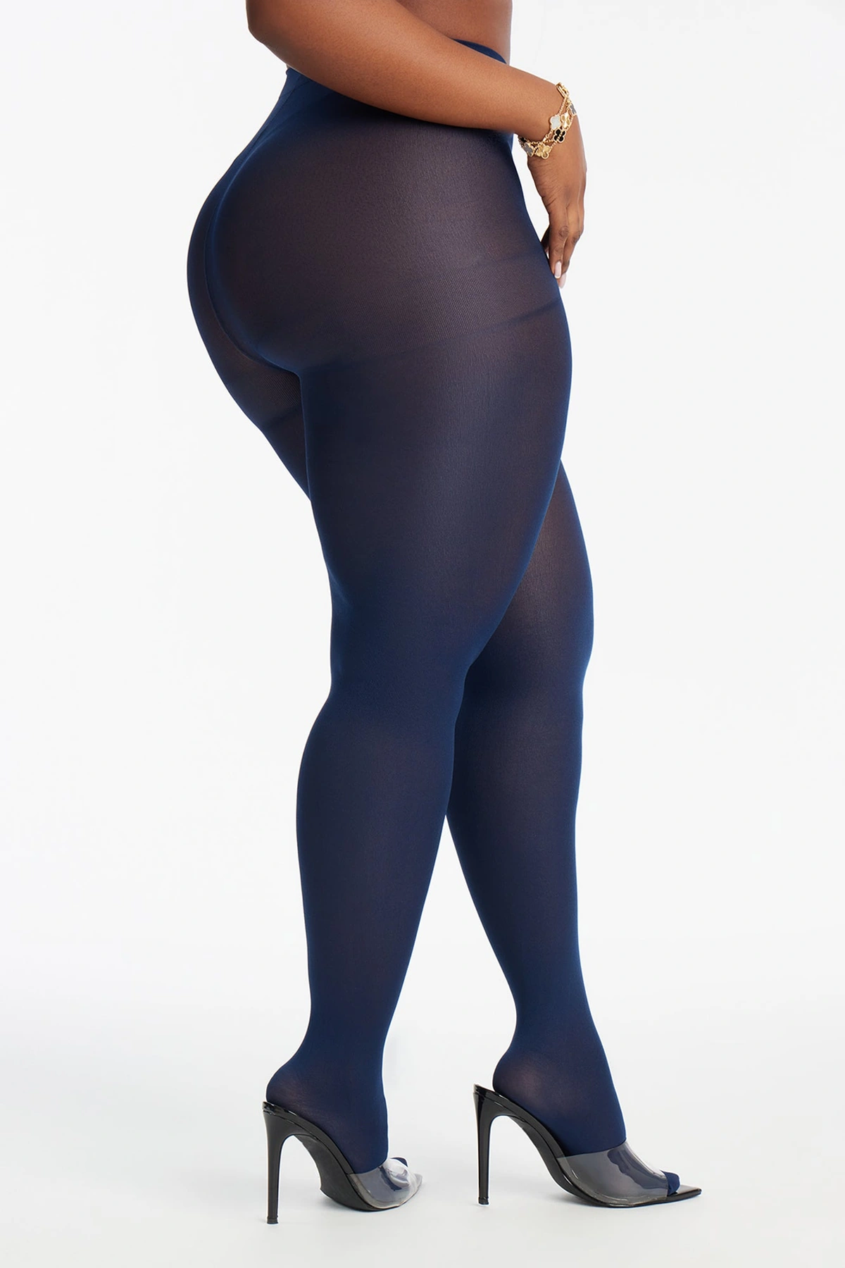 Basic Tights - Navy — Azul-marinho