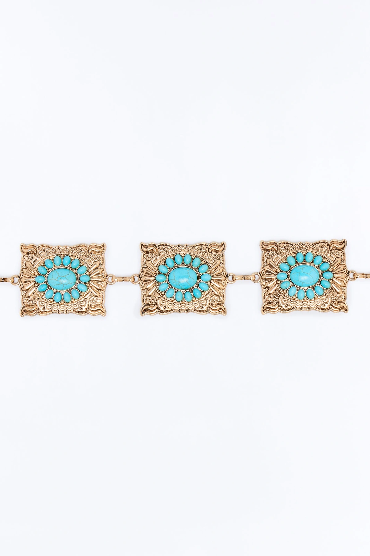 No Ordinary Rodeo Chain Belt - Gold/combo — Dourado/combinação