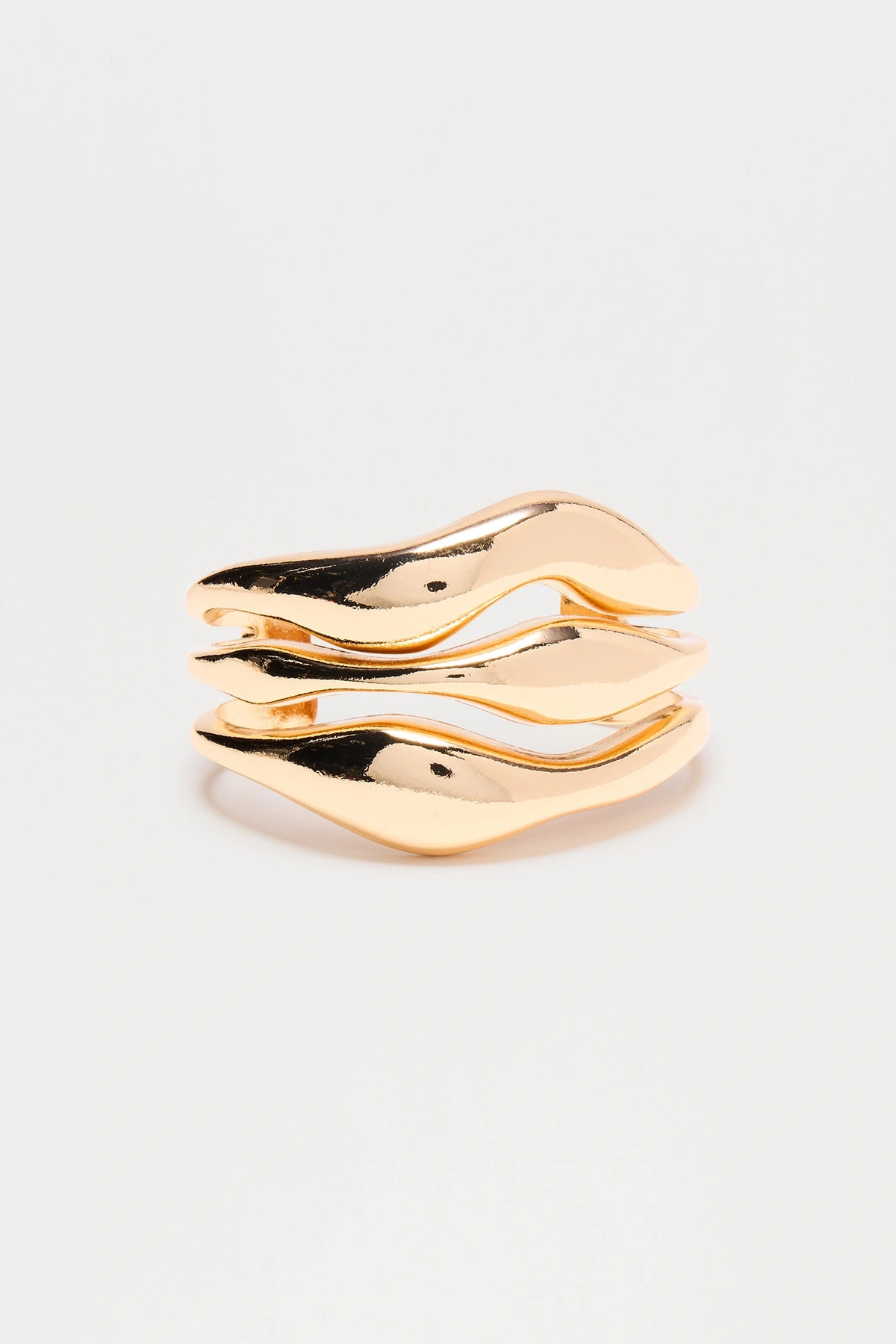 Powerful Aura Cuff Bracelet - Gold — Dourado