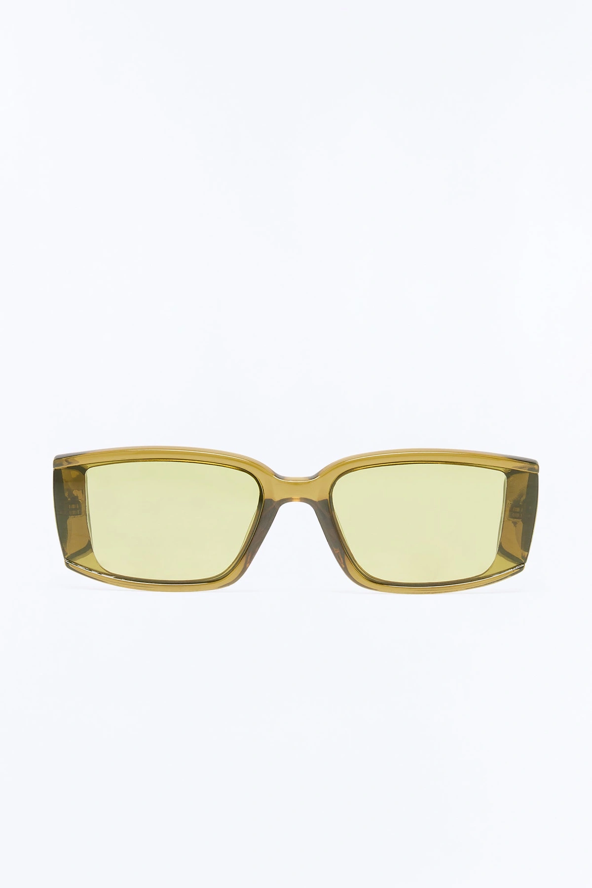 Sweet And Sassy Sunglasses - Olive — Verde-azeitona
