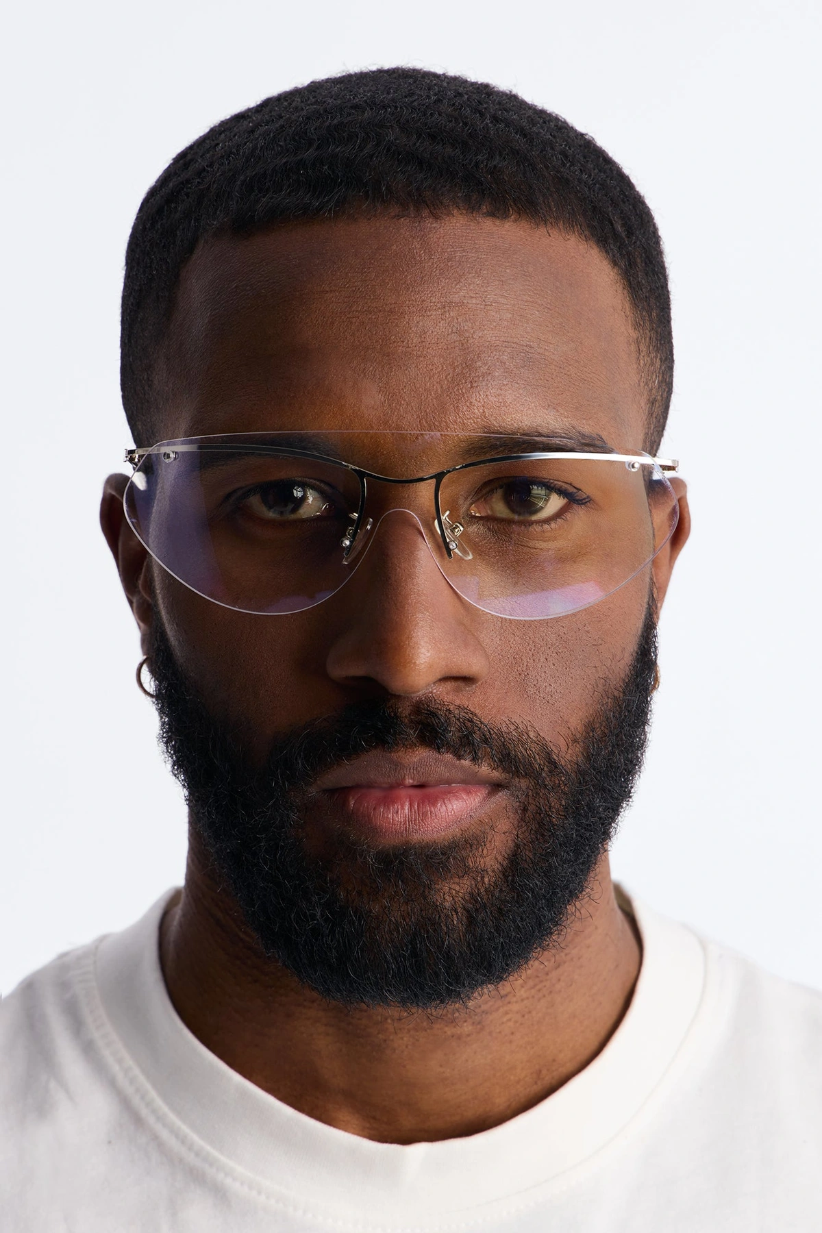 Coastline Vision Shield Sunglasses - Clear — Clear