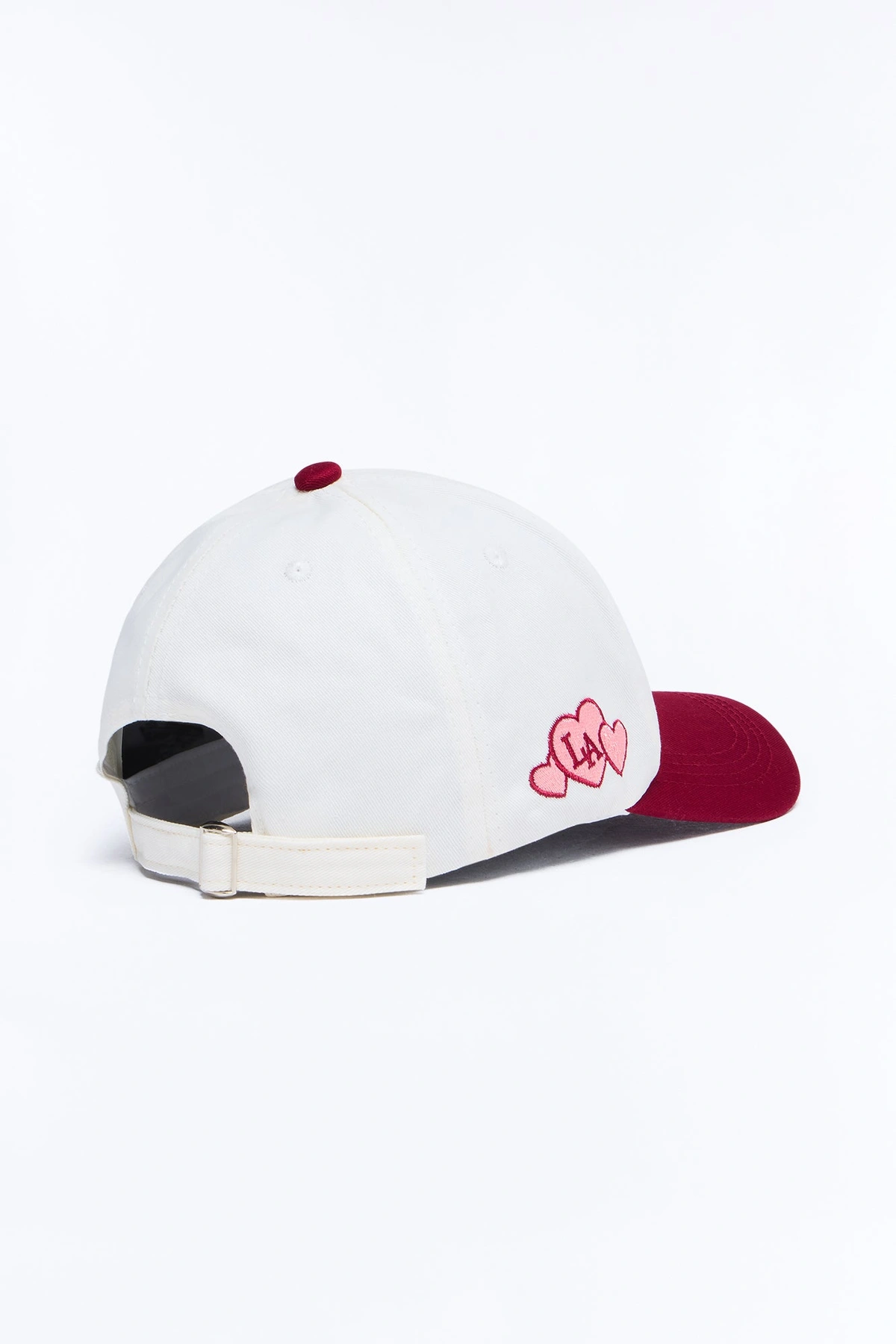 LA Has My Heart Baseball Hat - Burgundy/combo — Bordô/combinação