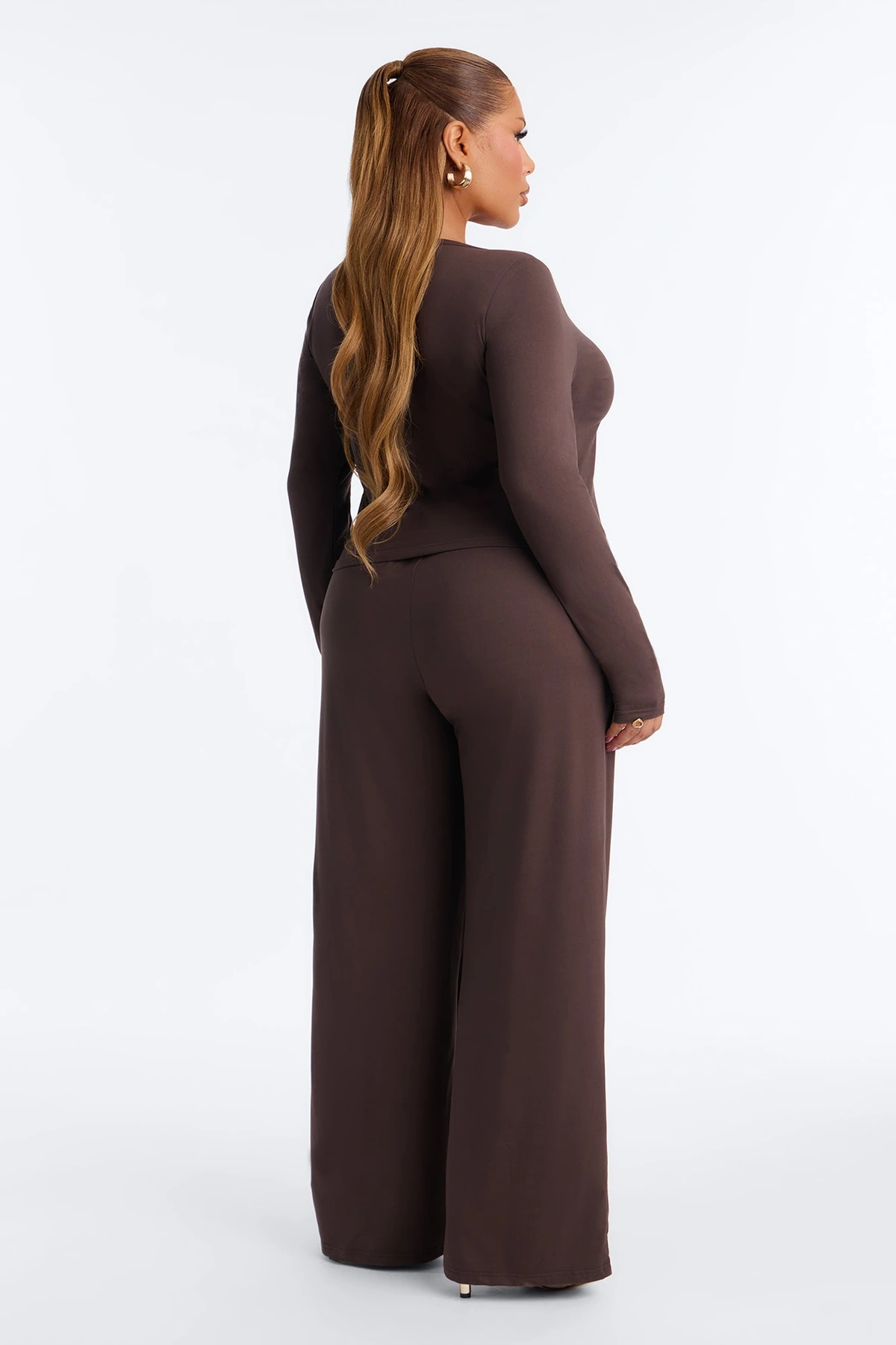 Lazy Morning Pant Set - Chocolate — Chocolate