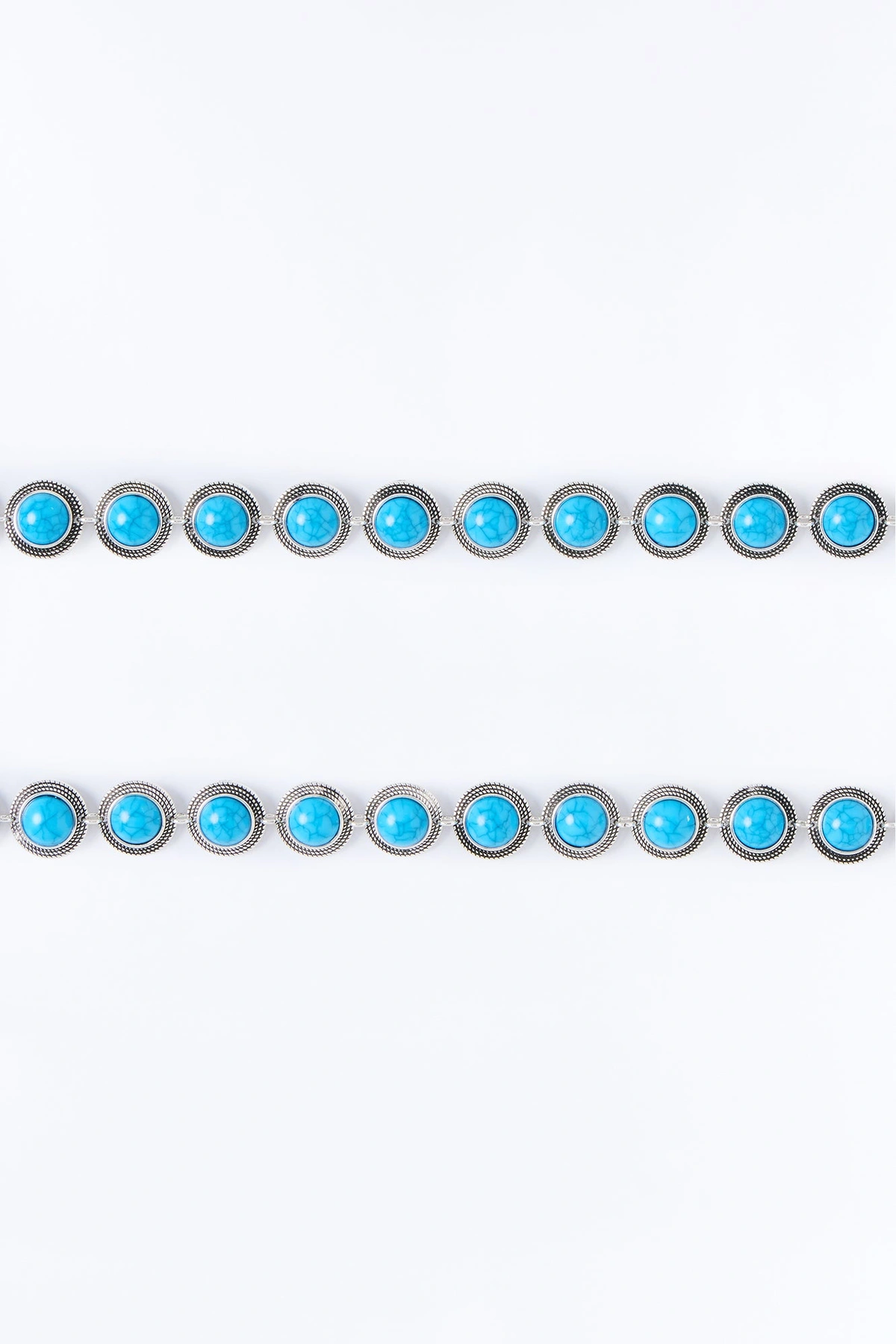 Dusty Trail Jeweled Boot Chain 2 Pack - Blue — Azul