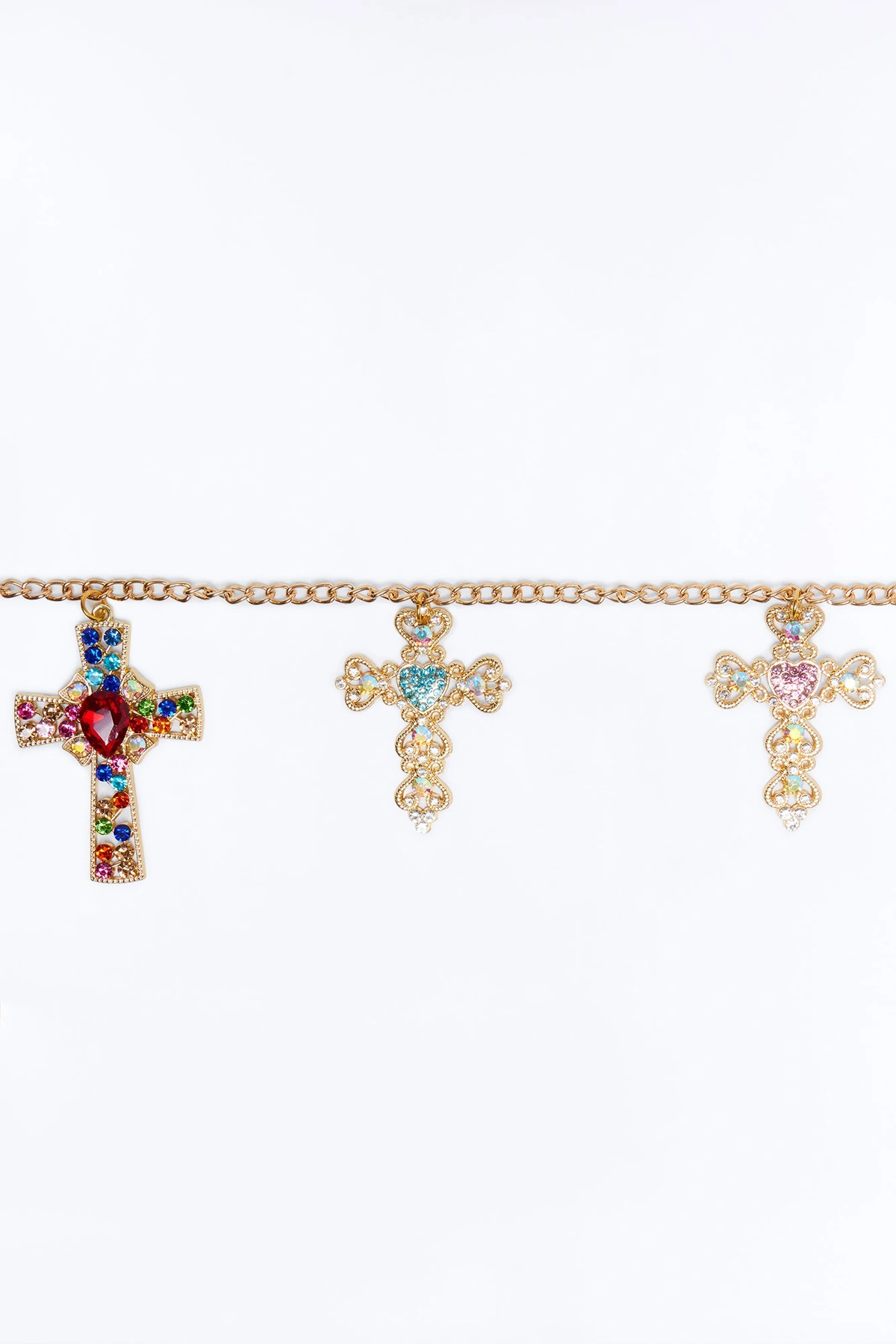 Faithfully Hot Chain Belt - Gold — Dourado