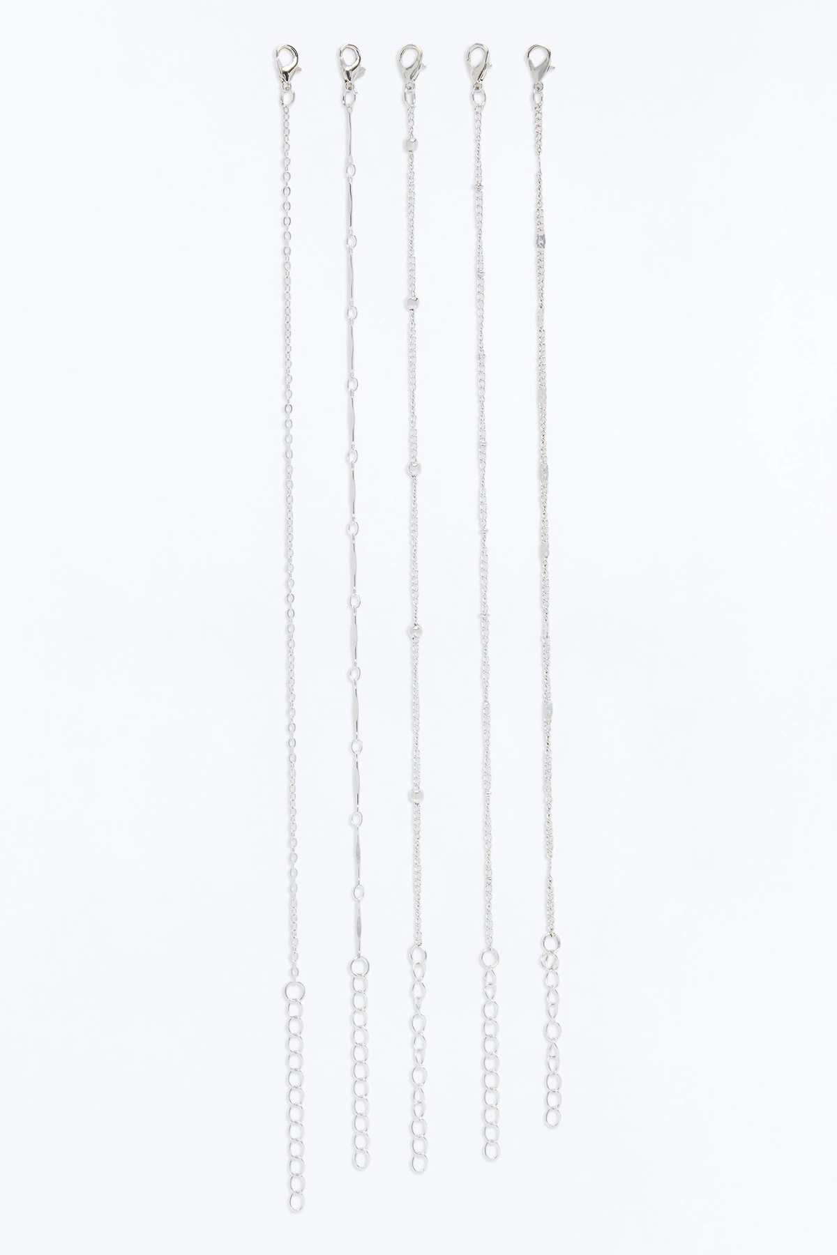 Keep Going Anklet - Silver — Prateado