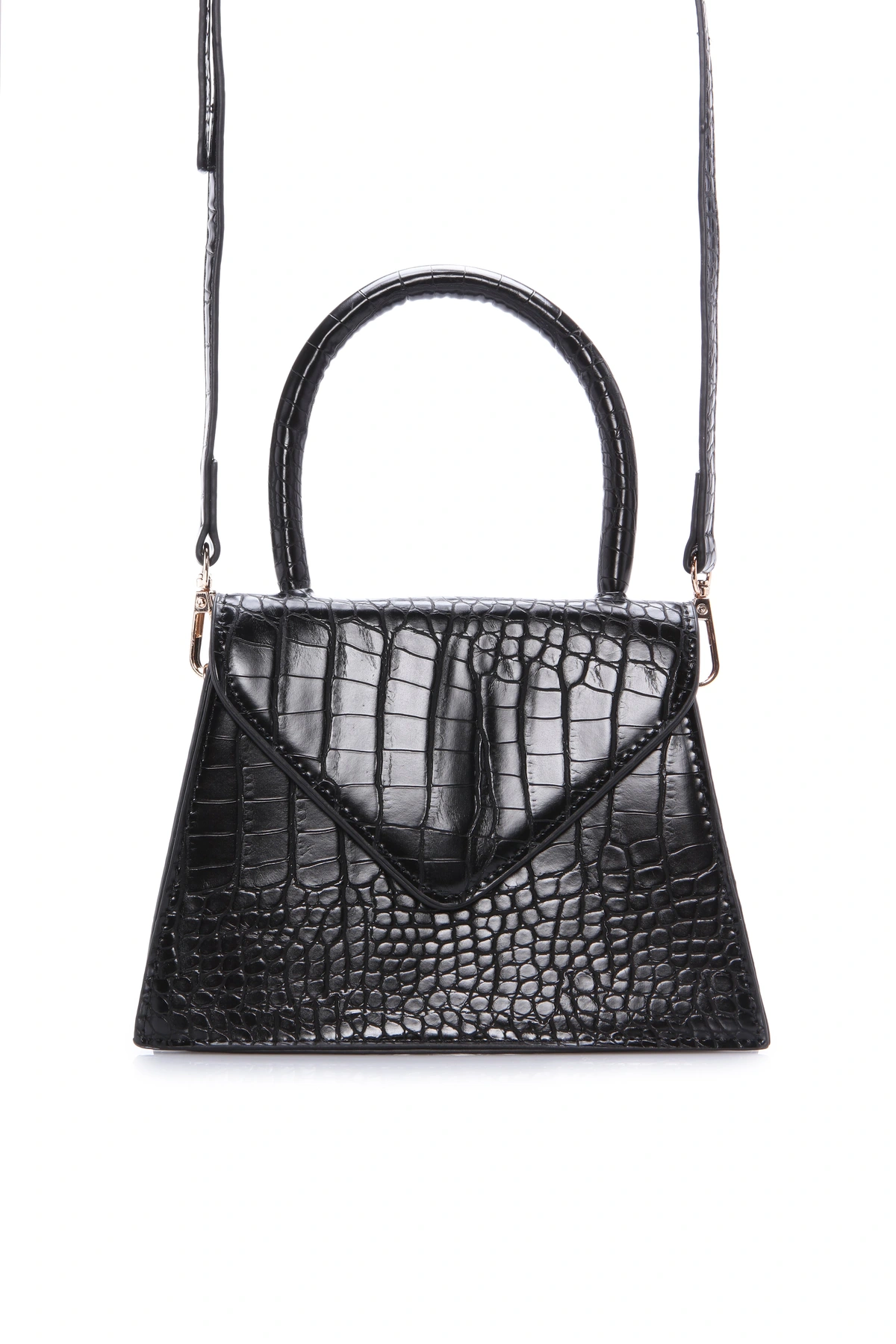 All Corners Trapeze Bag - Black — Preto