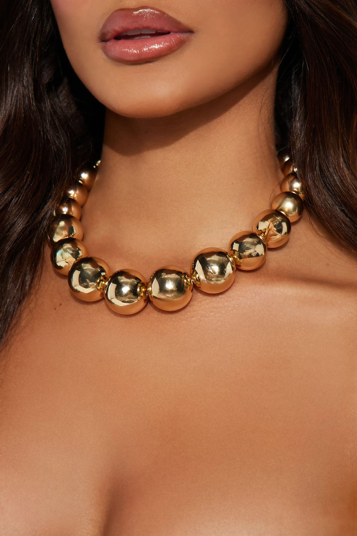 Luxurious Lifestyle Necklace - Gold — Dourado