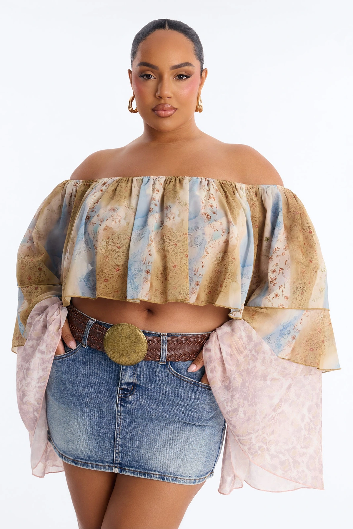 Bohemian Goddess Belt - Brown — Castanho