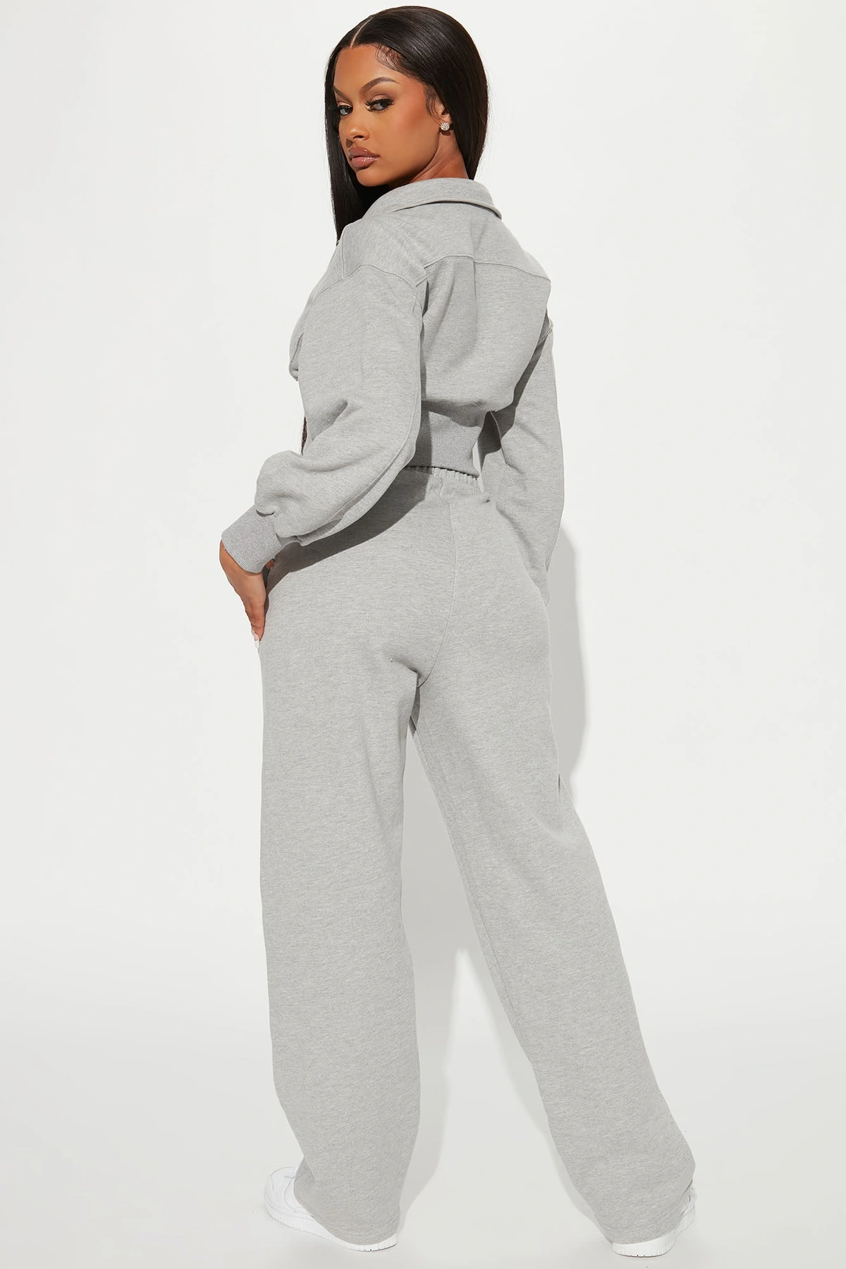 Its Always Casual Pant Set - Grey — Cinzento