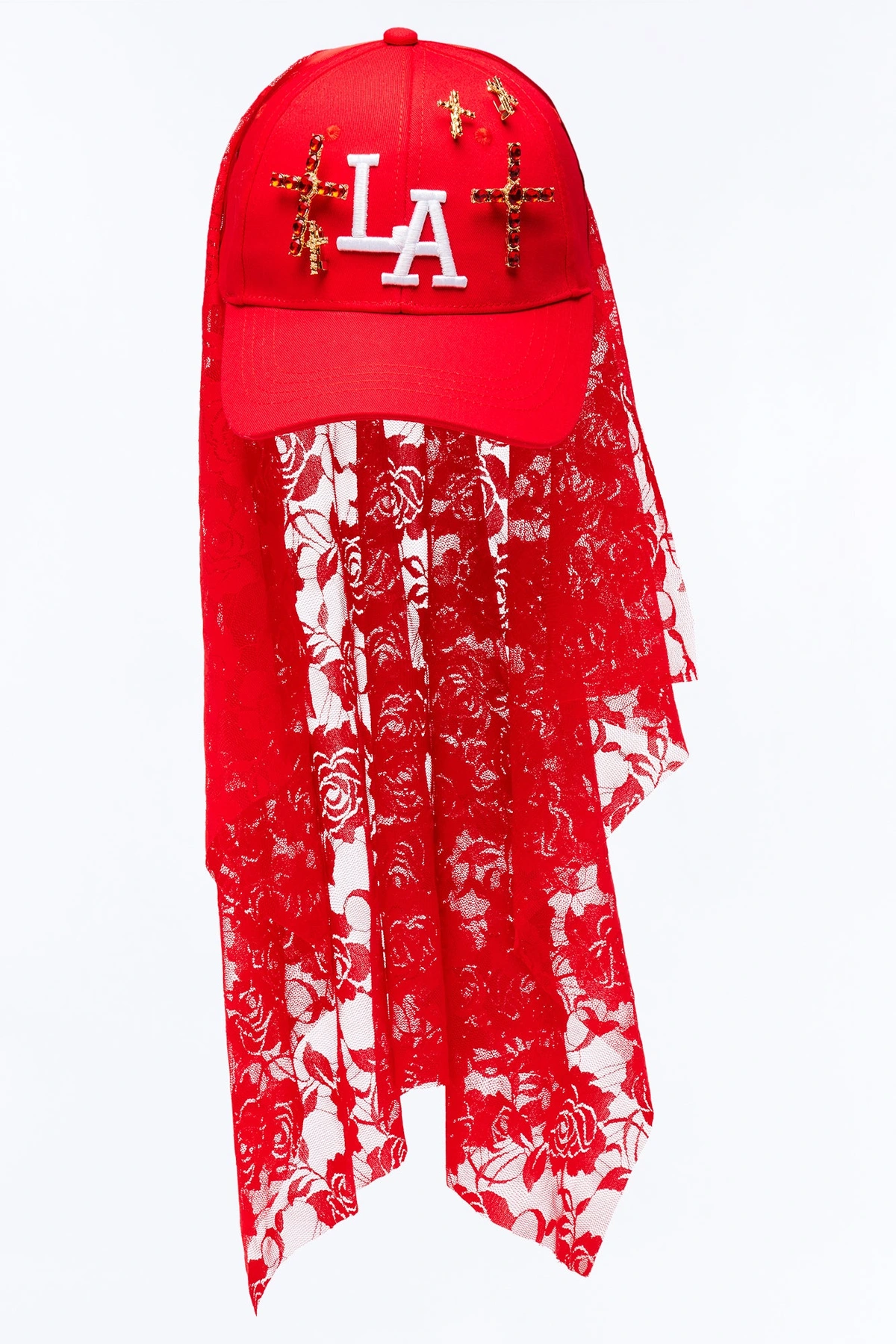 On Tour In LA Baseball Hat - Red — Vermelho