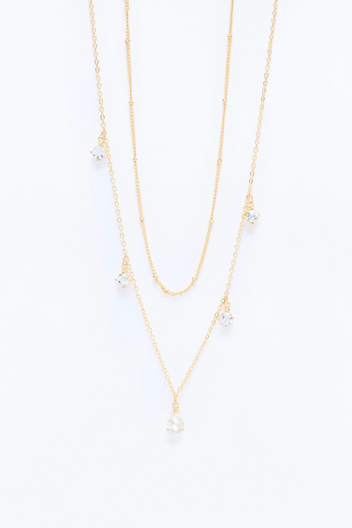 Embrace Layered Necklace - Gold — Dourado