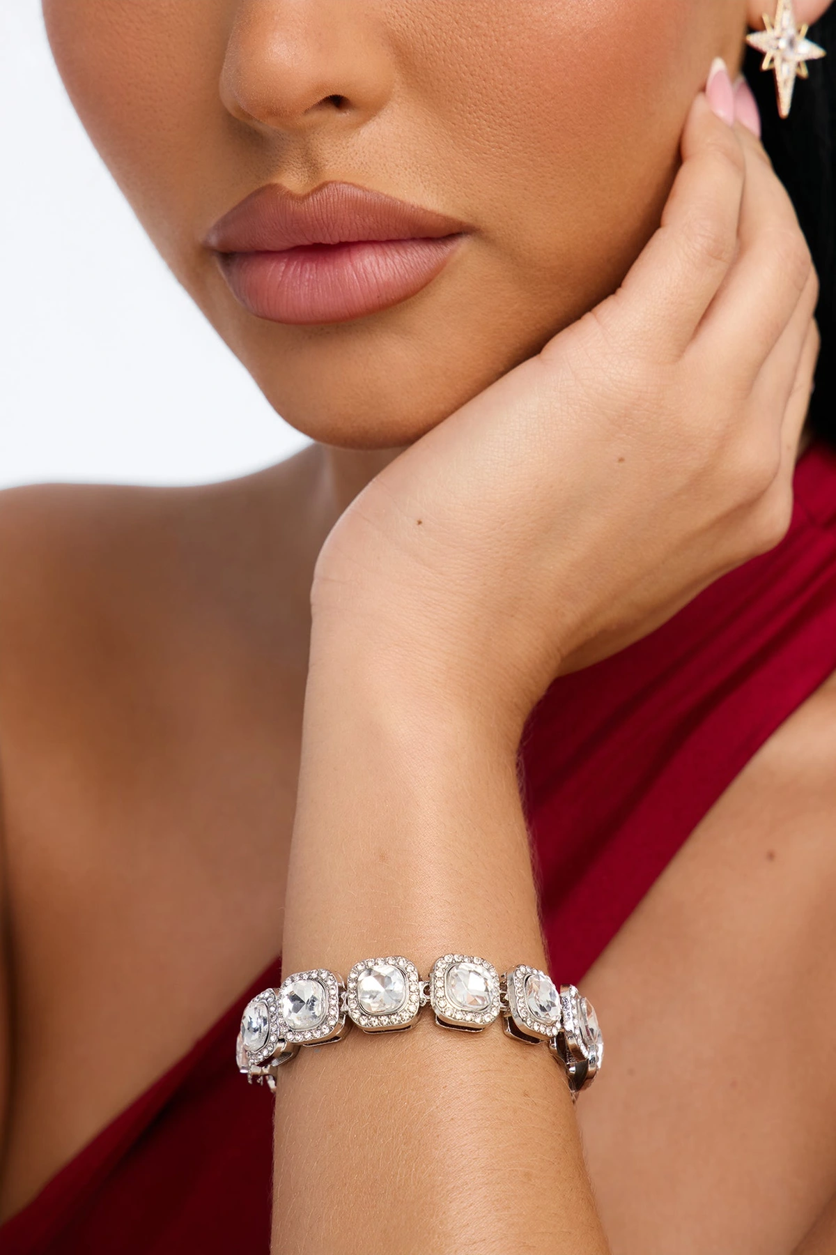 Deserve It All Tennis Bracelet - Silver — Prateado
