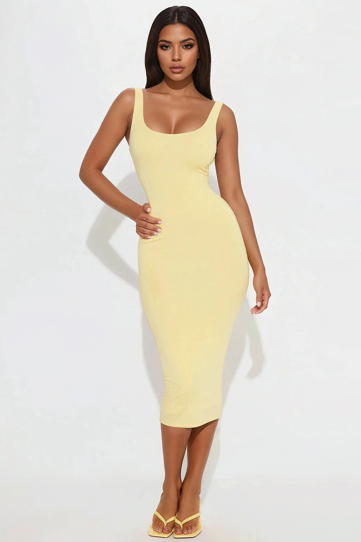 Your Needs Met Dress - Butter Yellow — Butter Amarelo