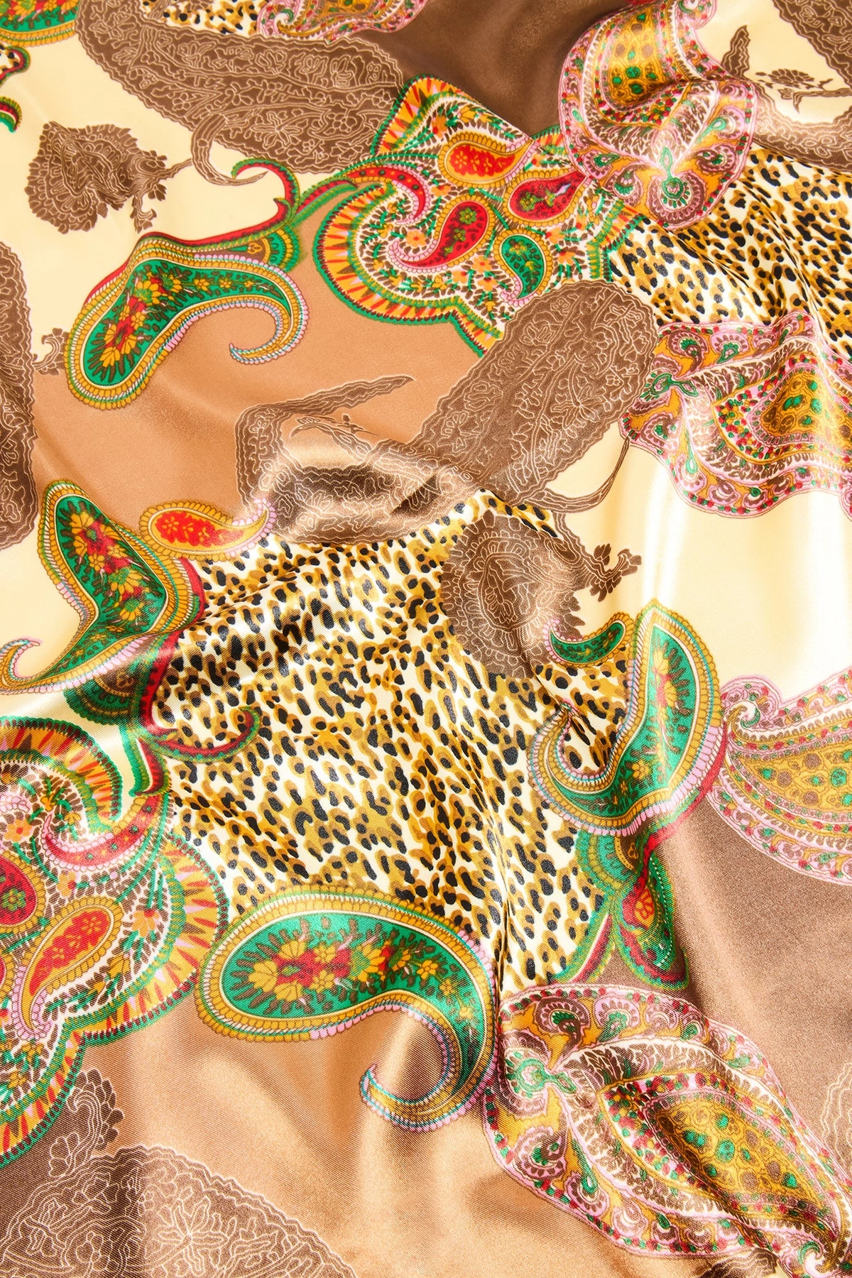 The Hottest In The Desert Head Scarf - Brown/combo — Castanho/combinação