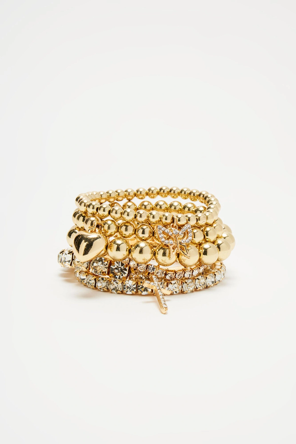 Love So Endlessly Bracelet Set - Gold — Dourado