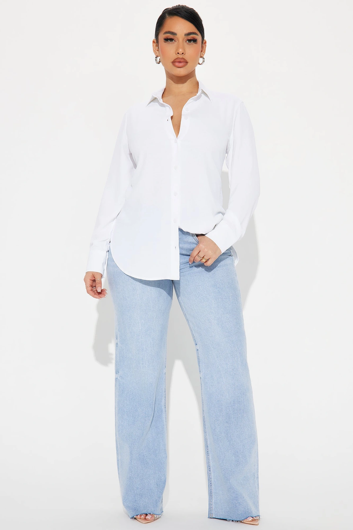 Long Live Linen Shirt - White — Branco