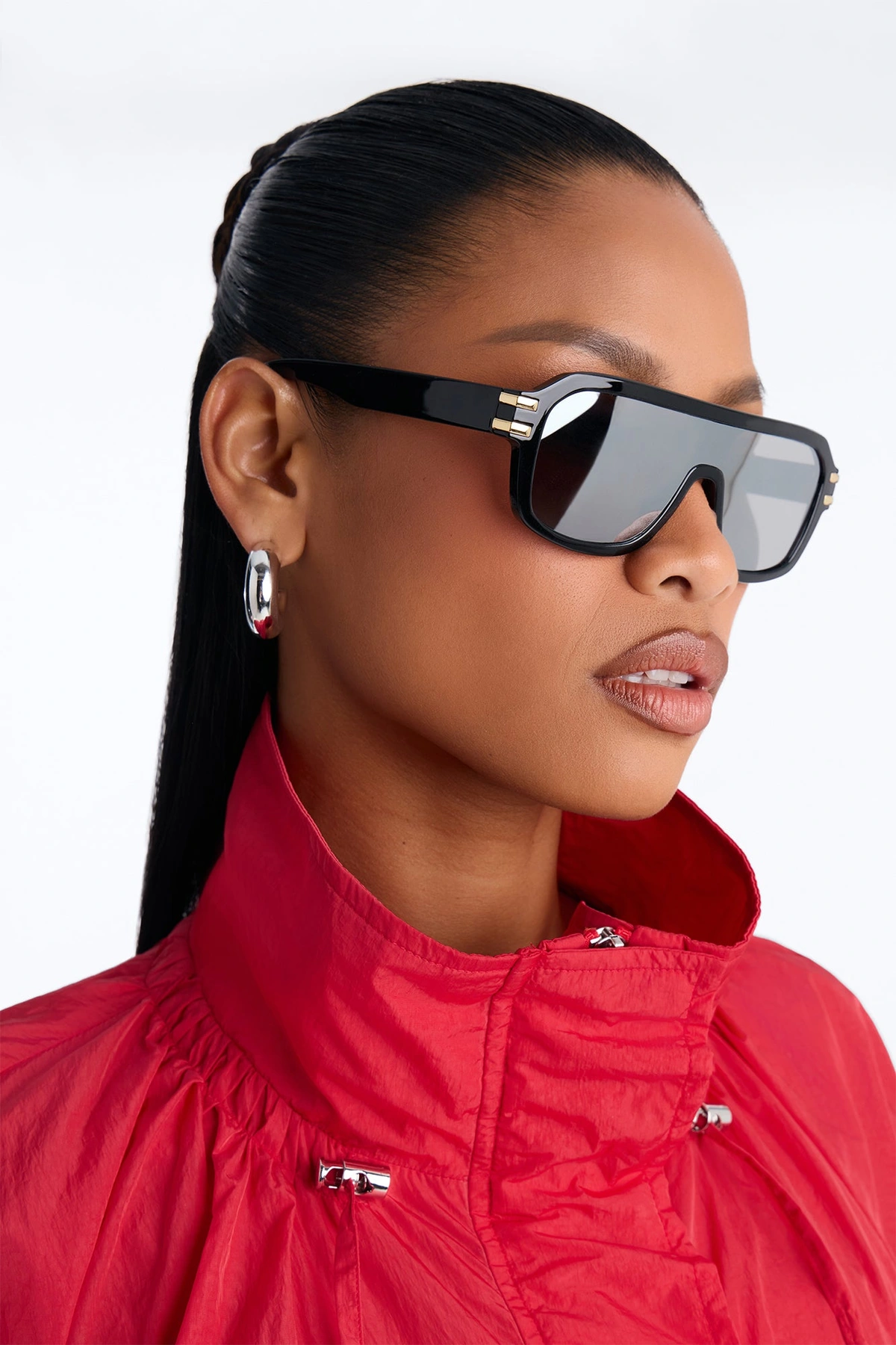 Sunglow Flash Sunglasses - Black — Preto