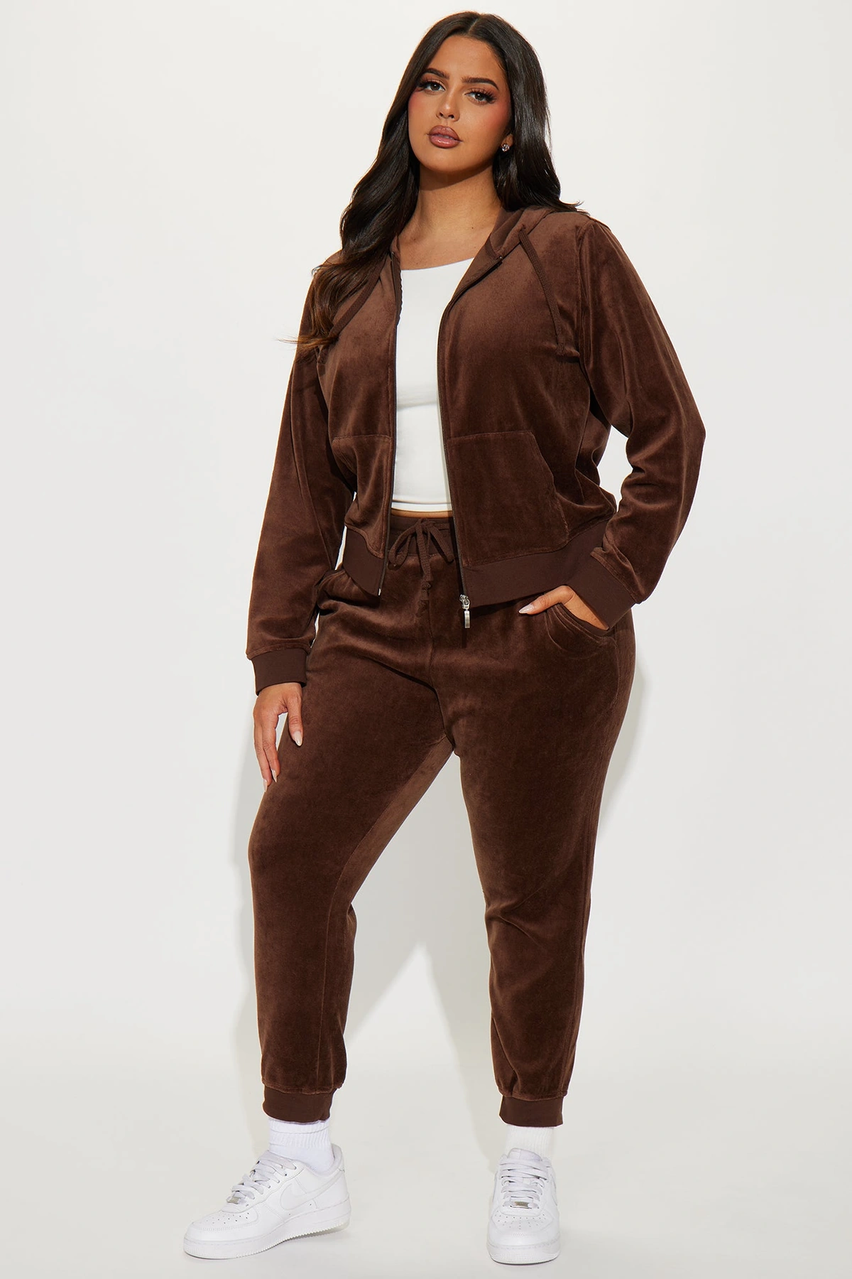 The Original Trendsetter Velour Set - Chocolate — Chocolate