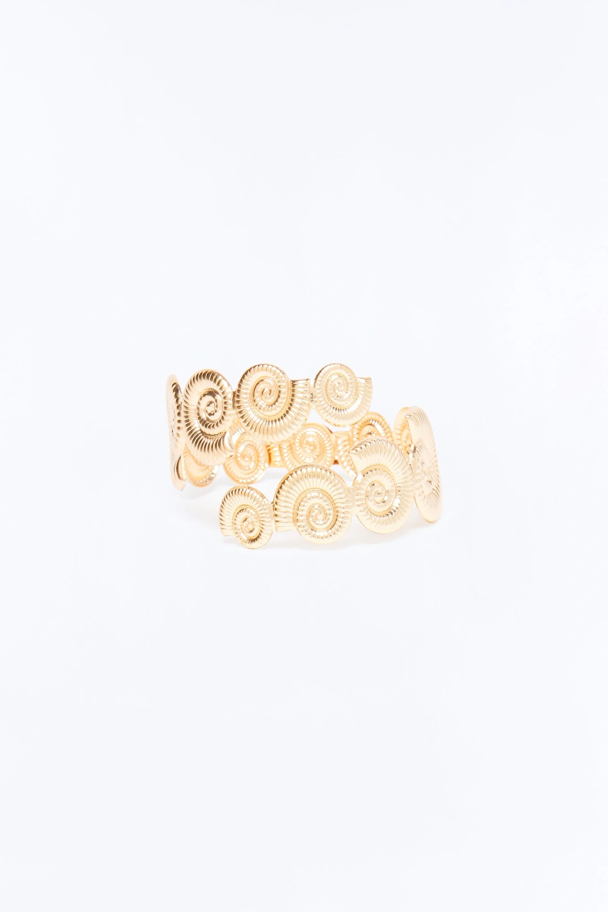 Seashell Sally Arm Cuff - Gold — Dourado