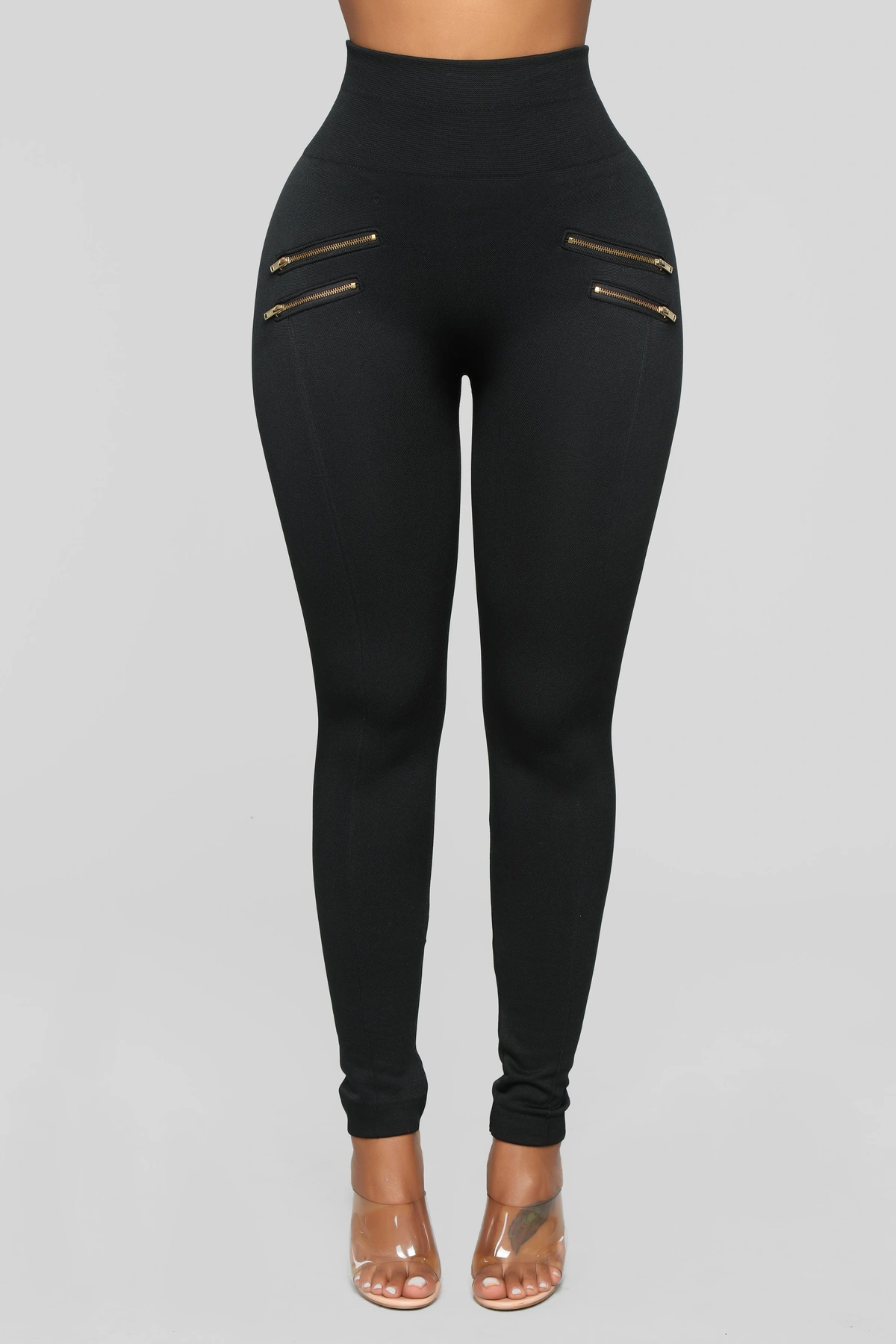 Kiss And Make Up Seamless Leggings - Black — Preto