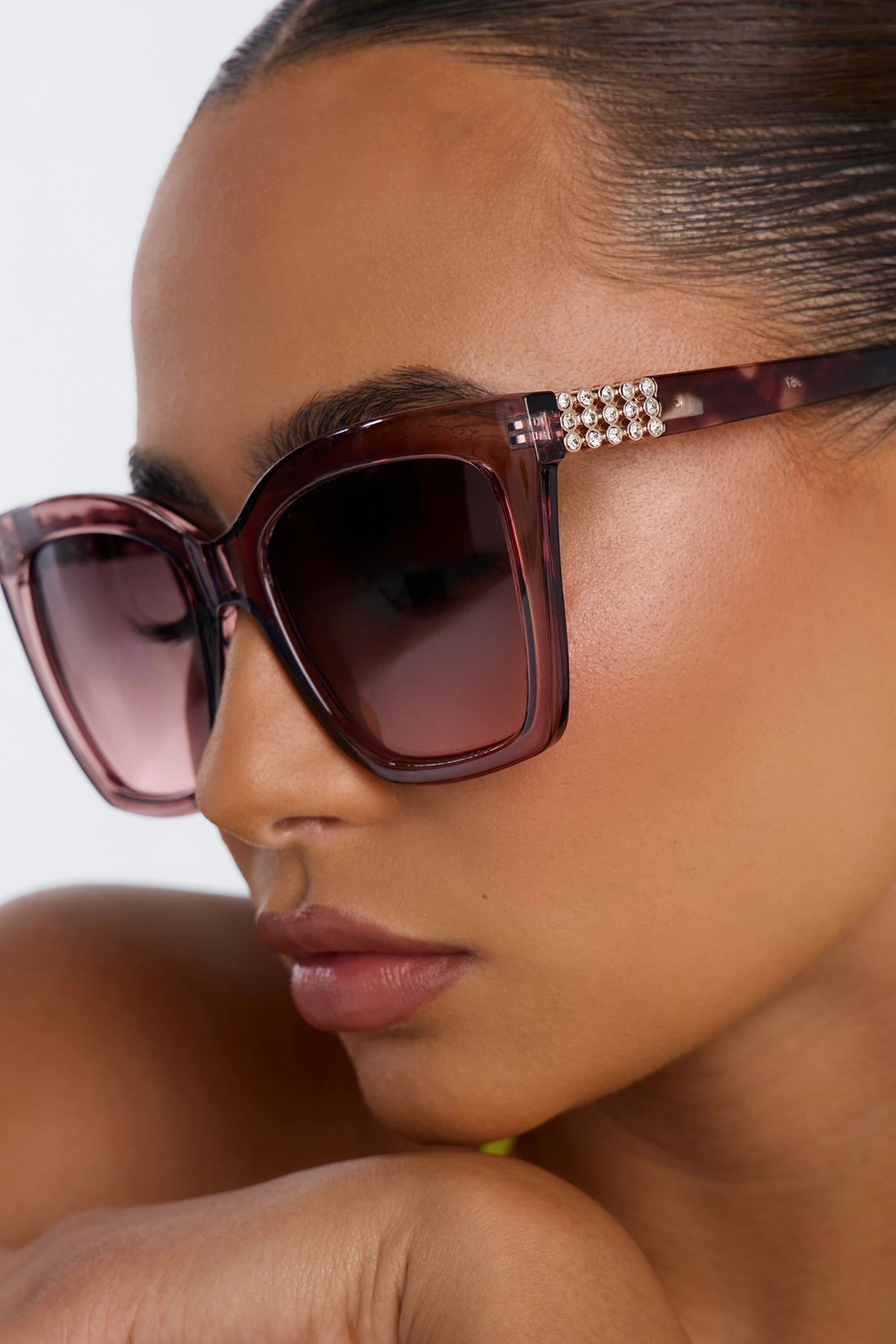 Just My Alter Ego Sunglasses - Brown — Castanho
